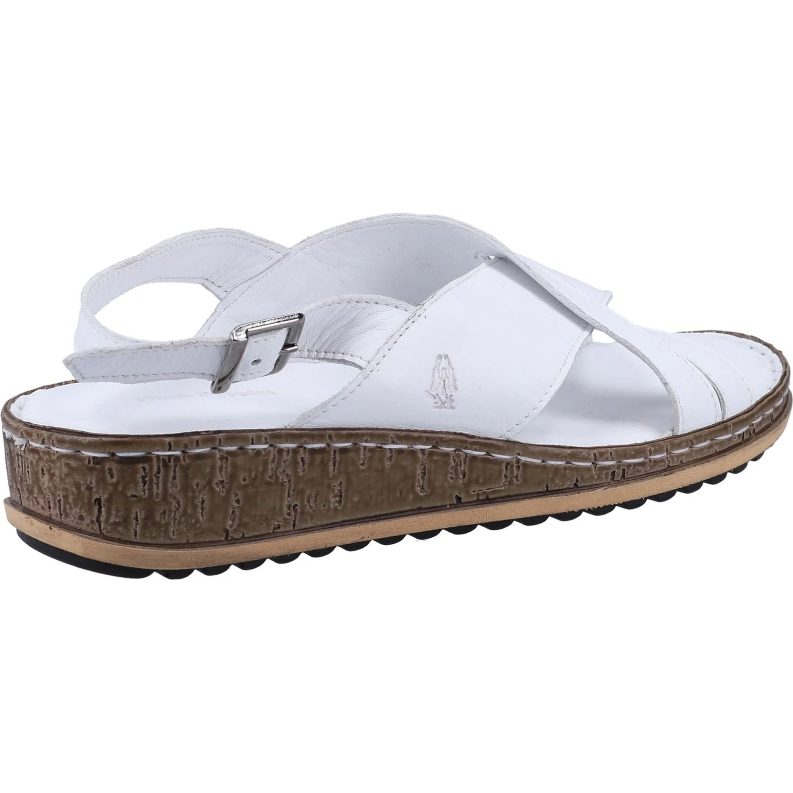 Hush Puppies Elena Leather Women's White Wedges - Image 2