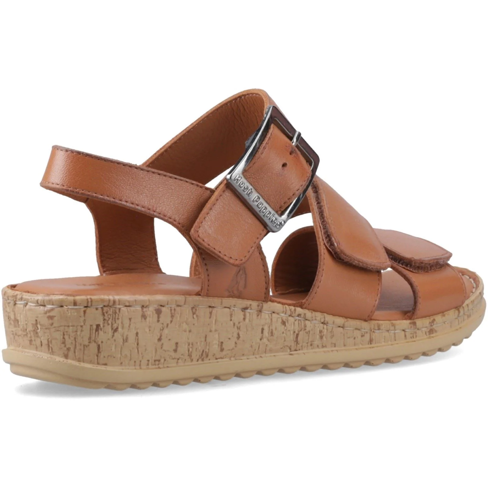 Hush Puppies Eliana Sandal Leather Women's Tan Sandals - Image 2