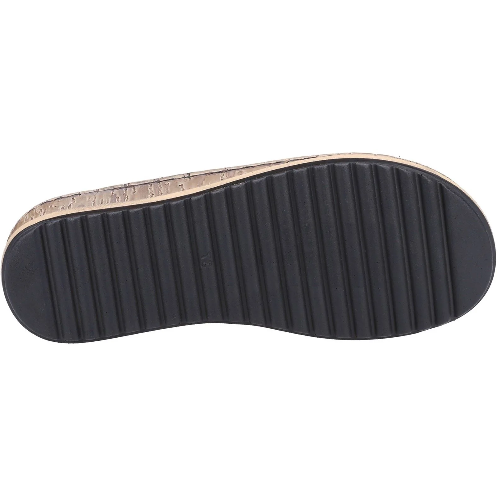 Hush Puppies Elissa Toepost Suede Women's Black Sandals - Image 3