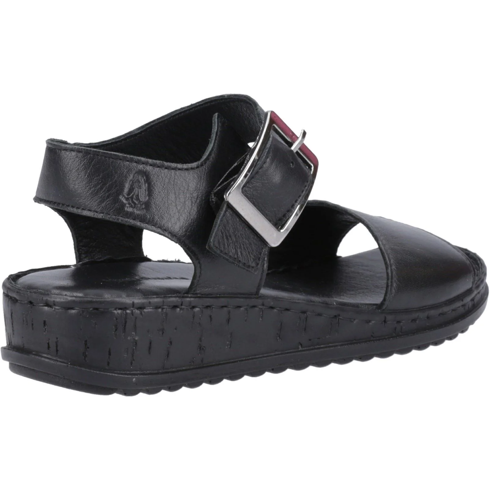 Hush Puppies Ellie Leather Women's Black/Black Sandals - Image 2