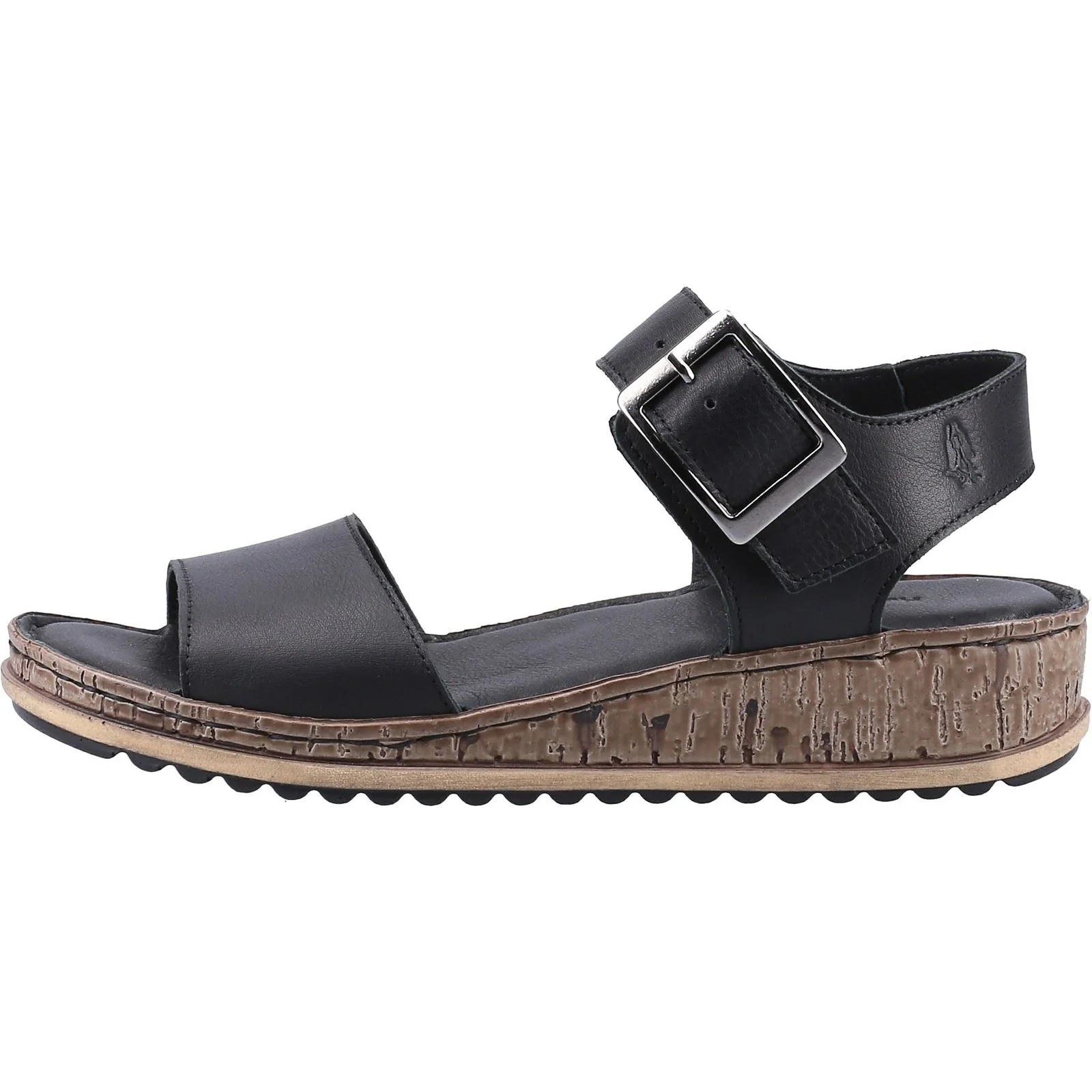 Hush Puppies Ellie Leather Women's Black Sandals - Image 5