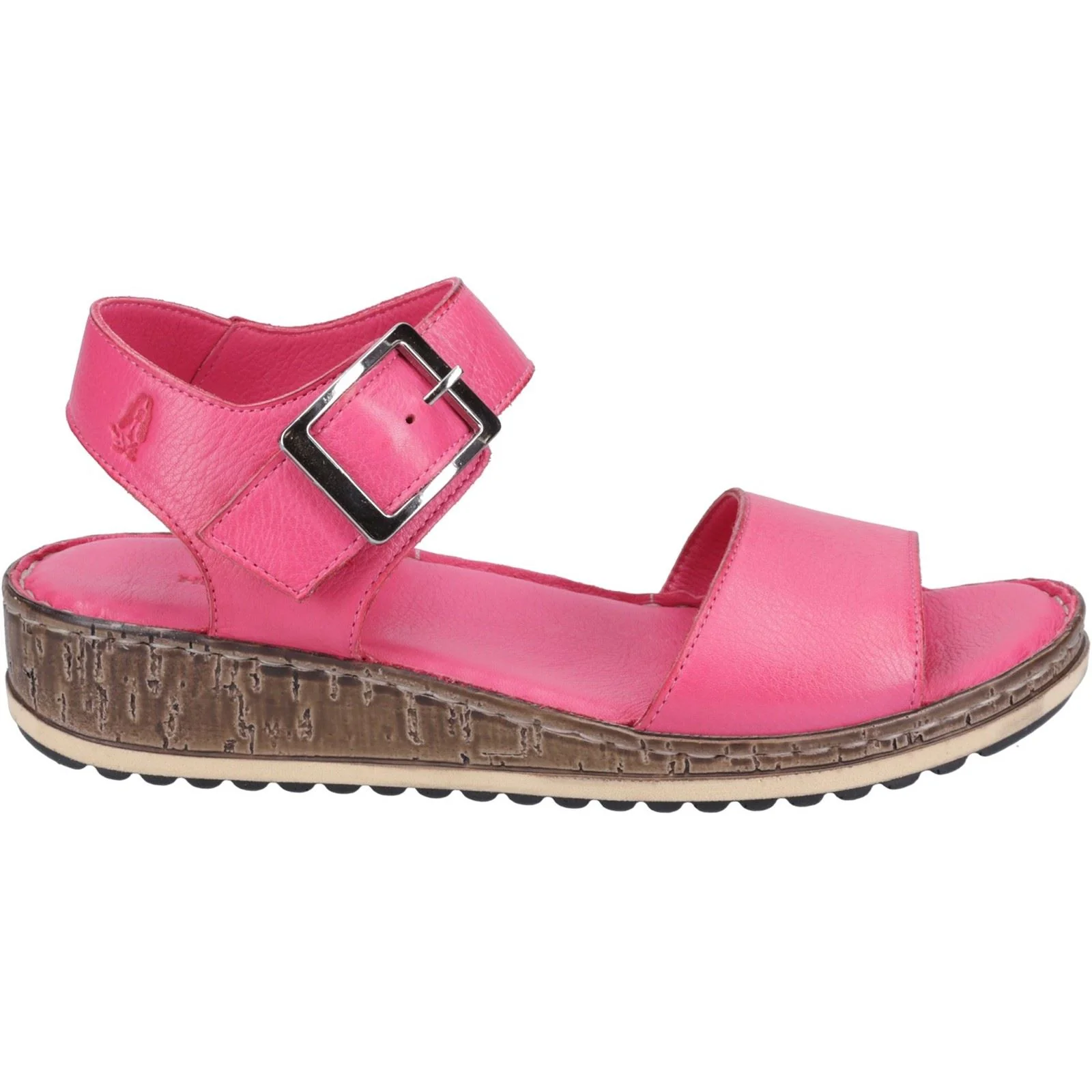 Hush Puppies Ellie Leather Women's Fuchsia Sandals - Image 4