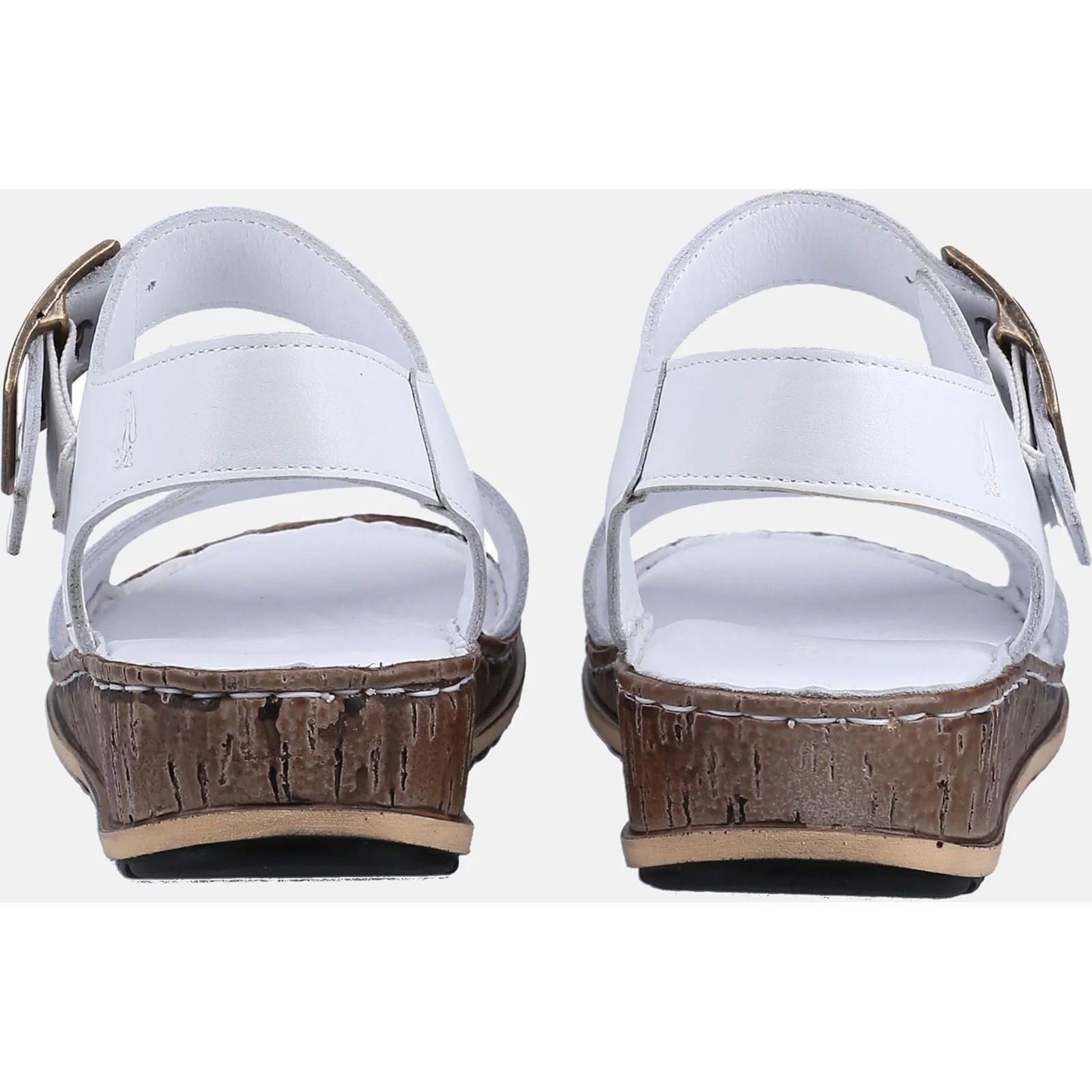 Hush Puppies Ellie Leather Women's White Sandals - Image 9