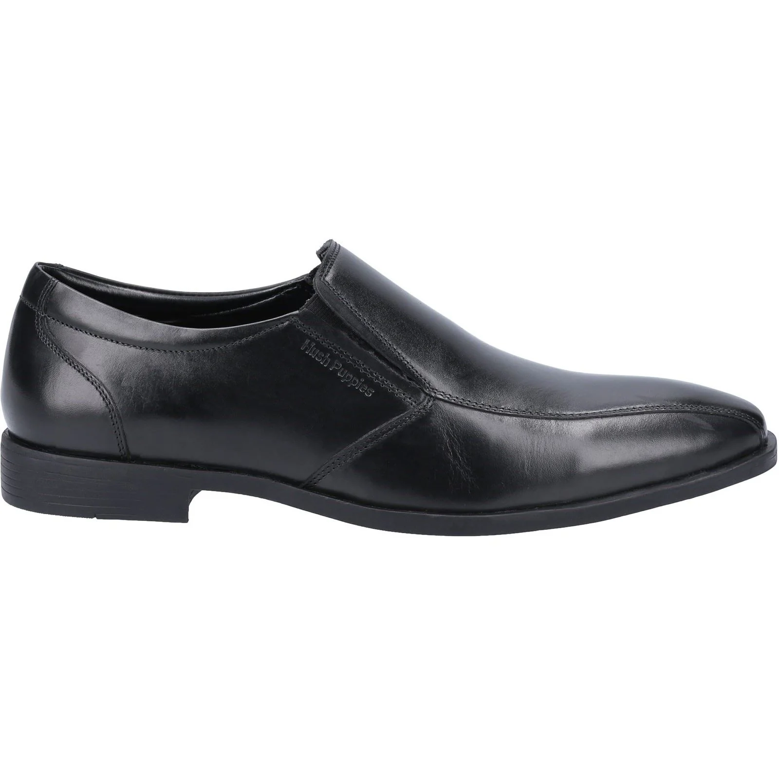 Hush Puppies Men's Ellis School Shoe in Black - Image 4
