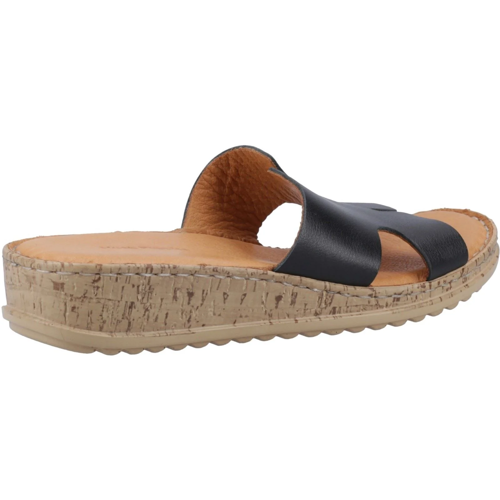 Hush Puppies Eloise Leather Women's Black Sandals - Image 2