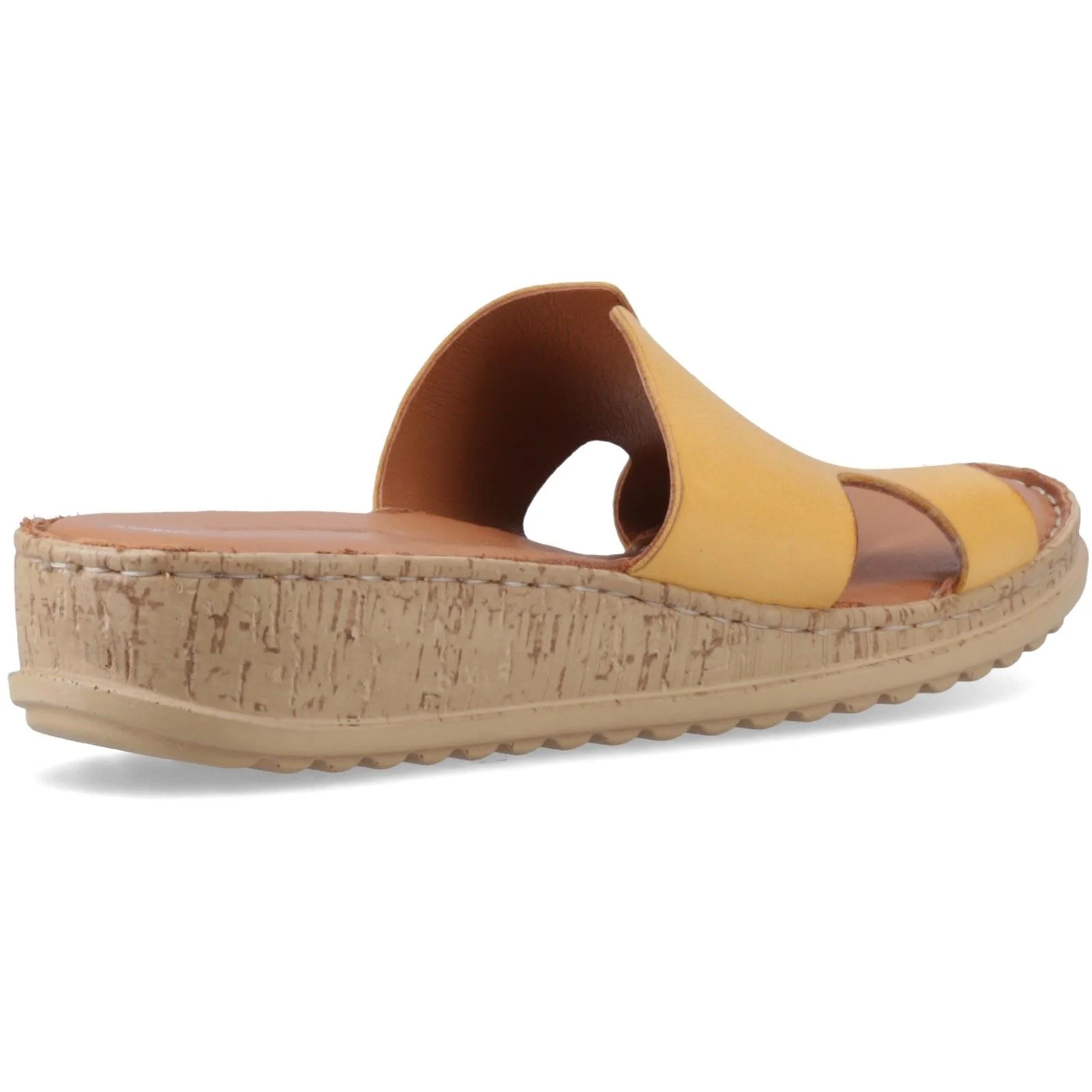 Hush Puppies Eloise Leather Women's Mustard Sandals - Image 2