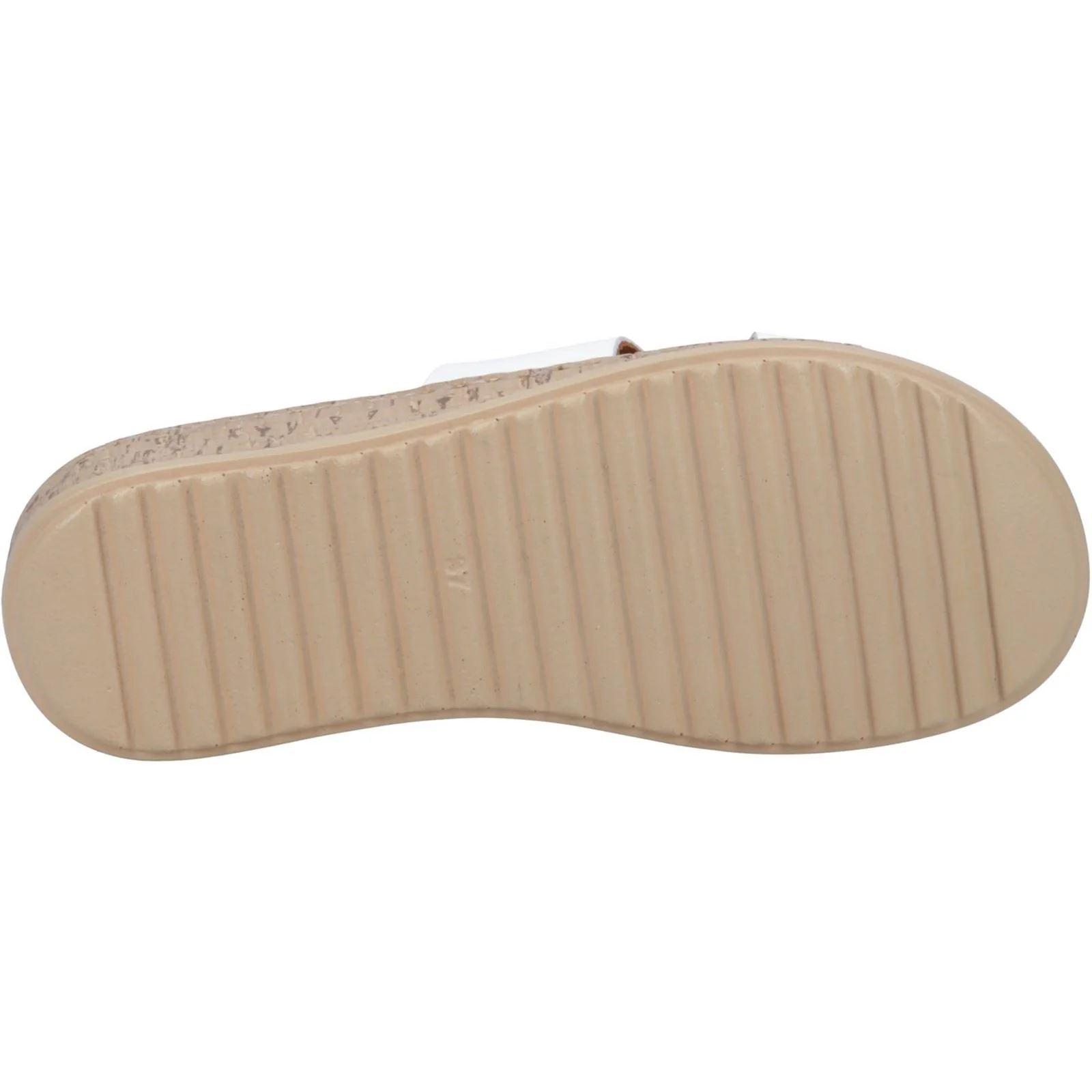 Hush Puppies Eloise Leather Women's White Sandals - Image 3