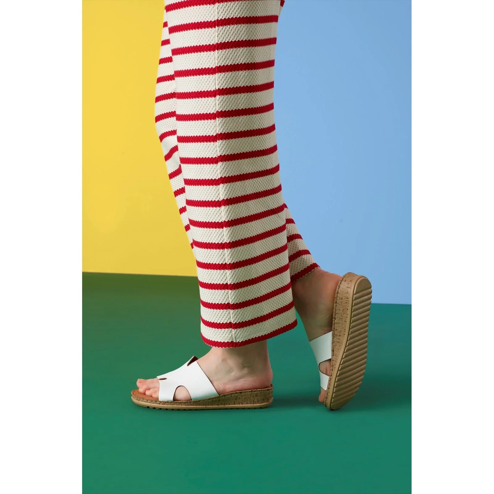 Hush Puppies Eloise Leather Women's White Sandals - Image 5
