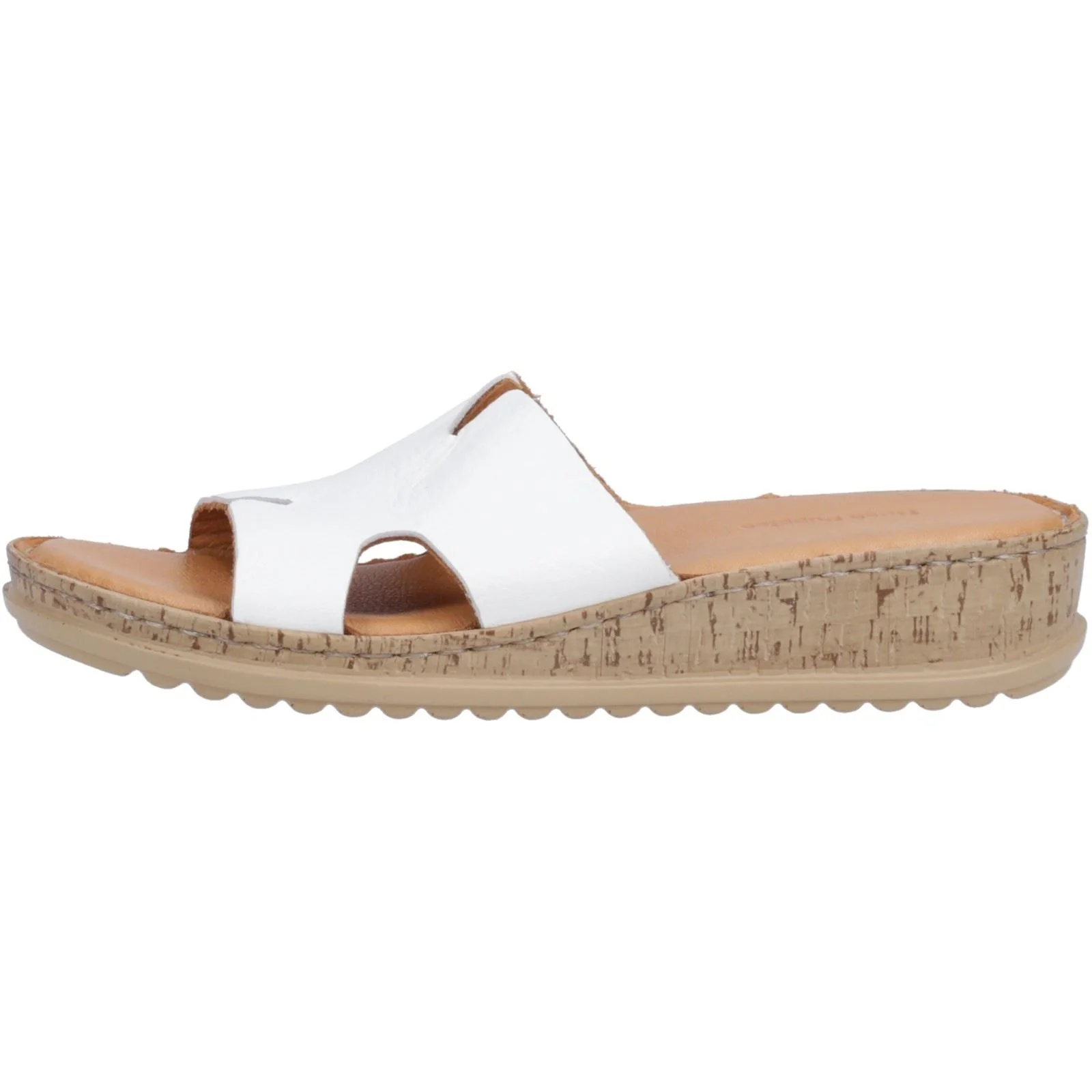 Hush Puppies Eloise Leather Women's White Sandals - Image 8