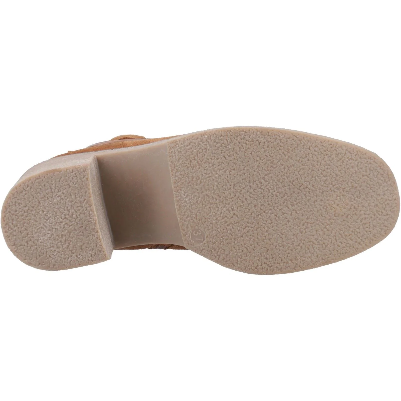 Hush Puppies Fearne Suede Women's Tan Heeled Ankle Boots - Image 3