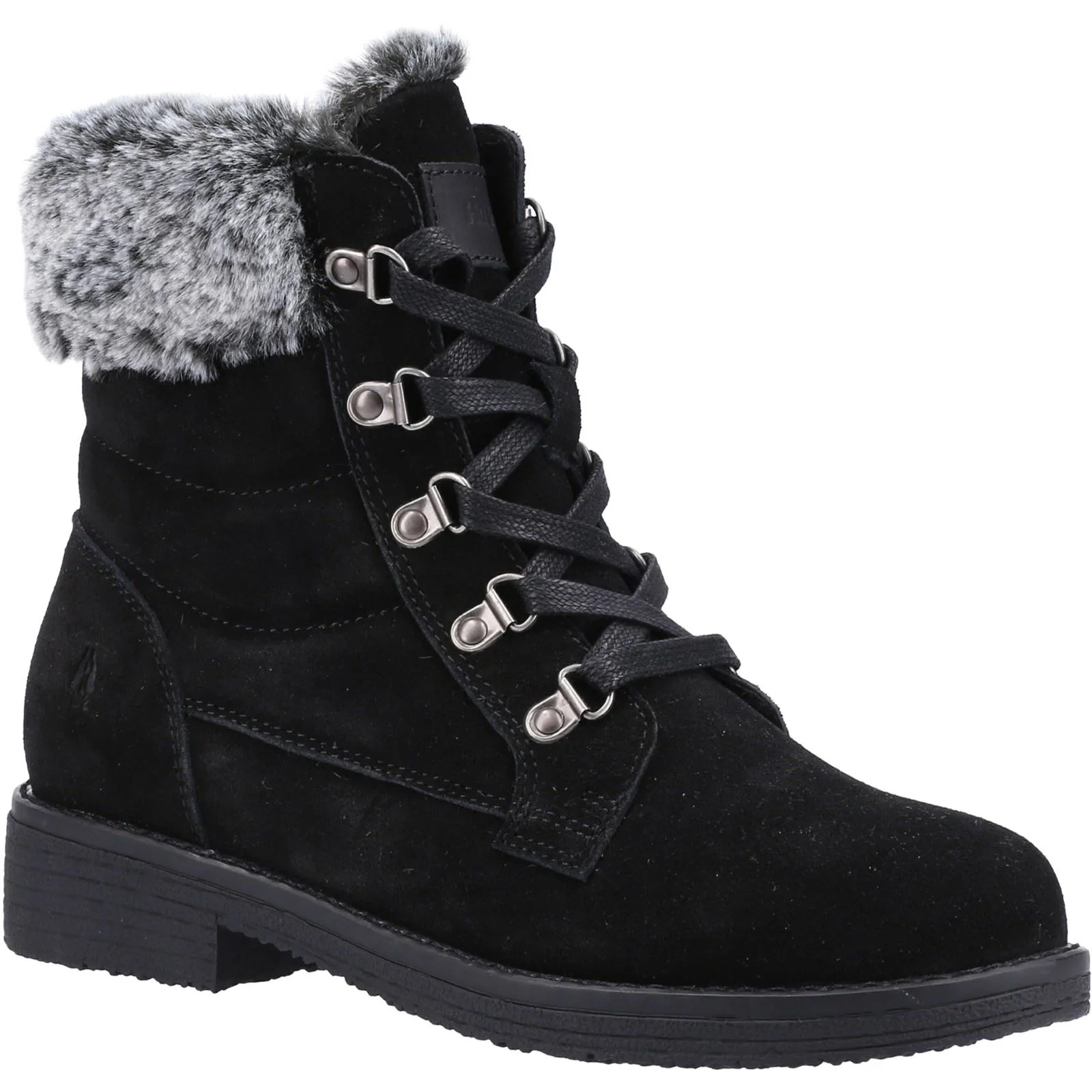 Hush Puppies Women's Florence Mid Boot in Black