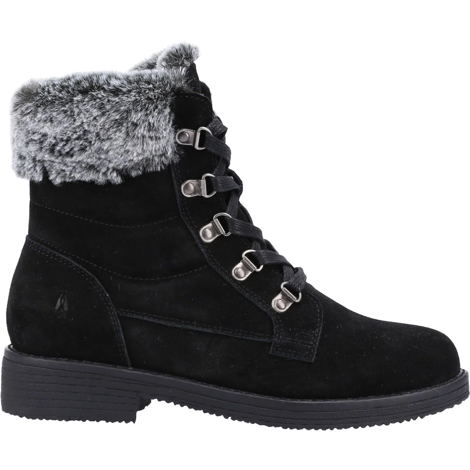 Hush Puppies Women's Florence Mid Boot in Black - Image 4