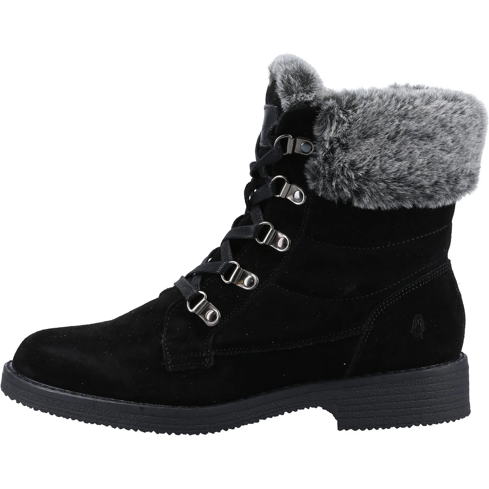 Hush Puppies Women's Florence Mid Boot in Black - Image 7