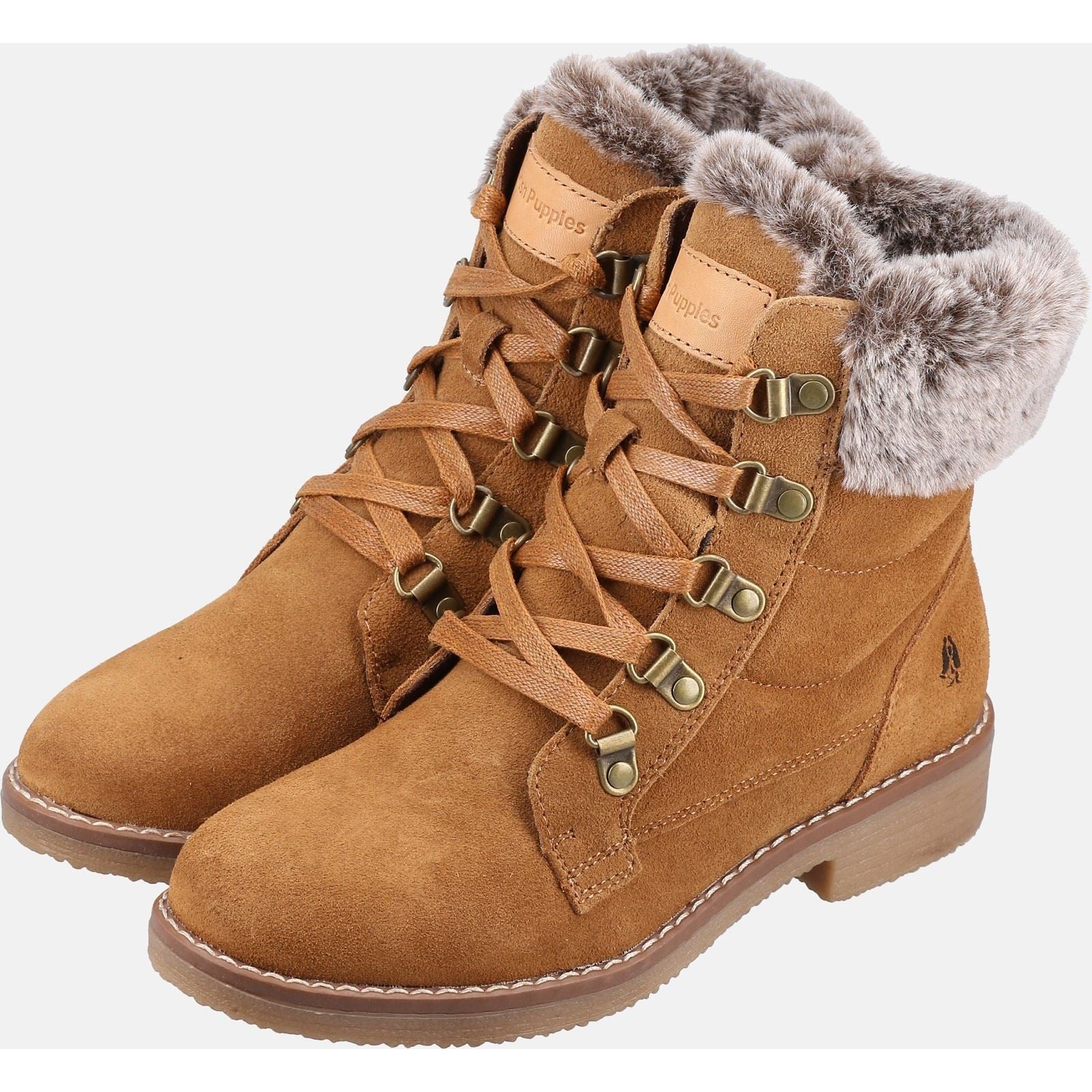 Hush Puppies Women's Florence Mid Boot in Tan - Image 9
