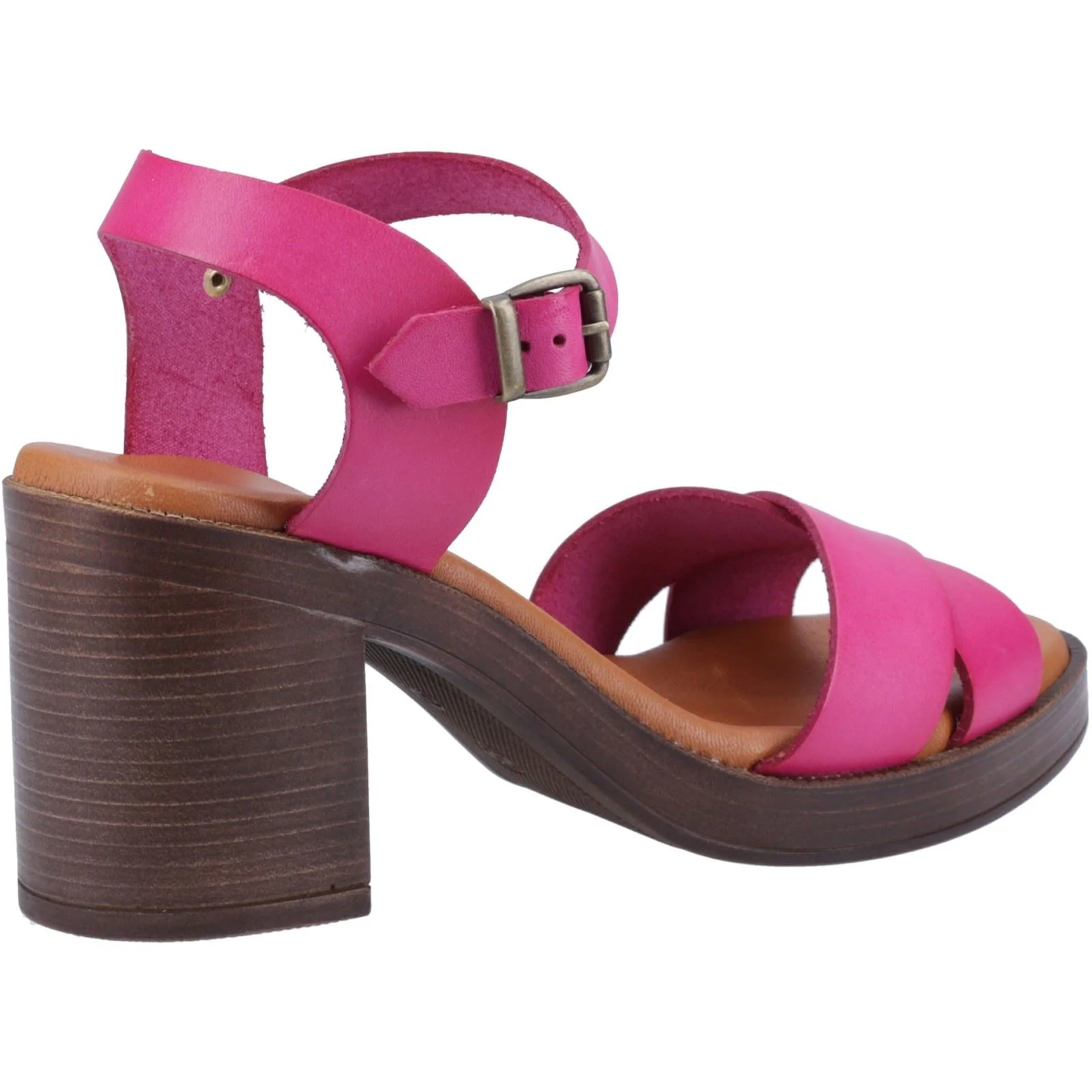 Hush Puppies Georgia Leather Women's Pink Sandals - Image 2
