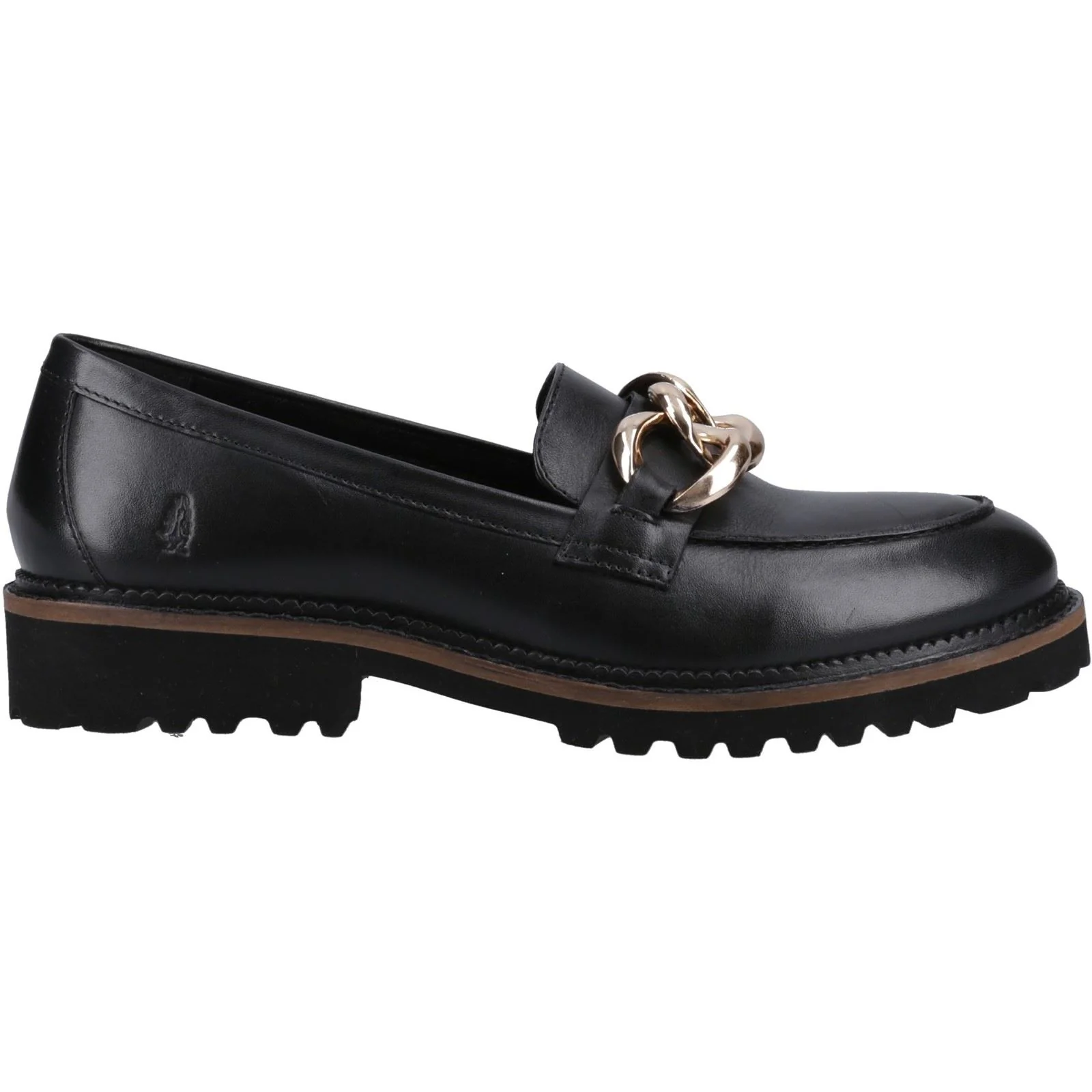 Hush Puppies Gianna Leather Women's Black Loafers - Image 4