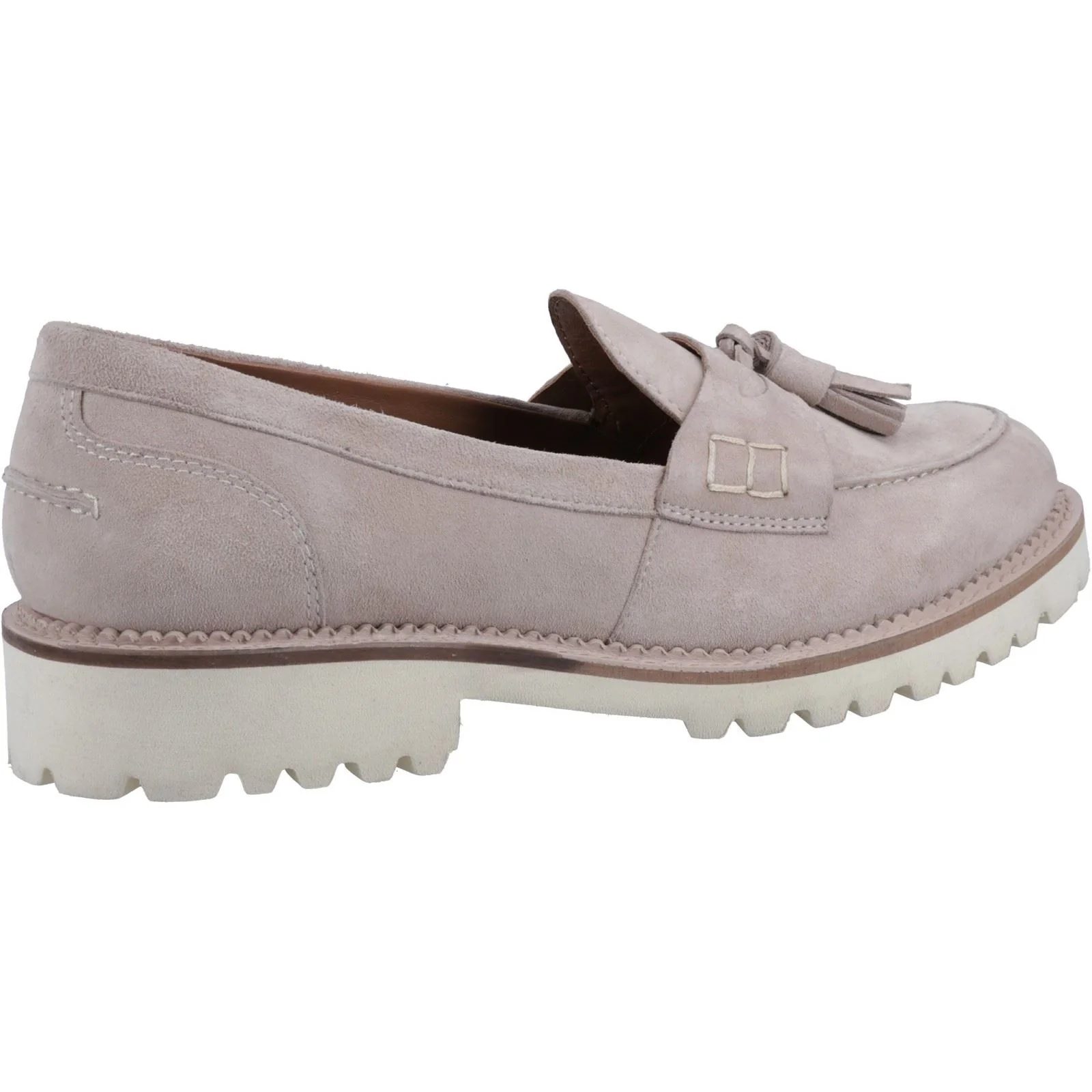 Hush Puppies Ginny Suede Women's Taupe Loafers - Image 2