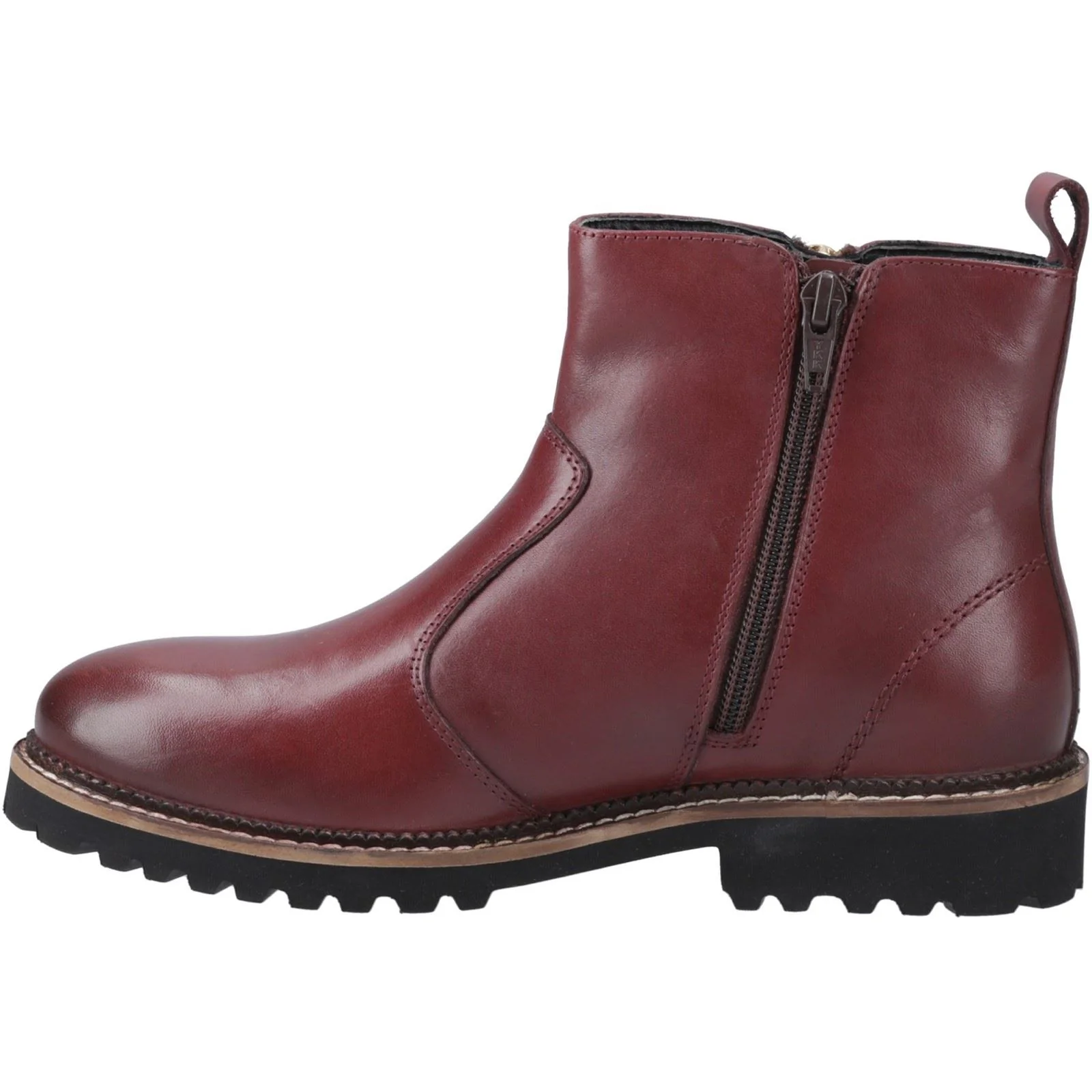 Hush Puppies Women's Grace Zip Boot in Burgundy - Image 4