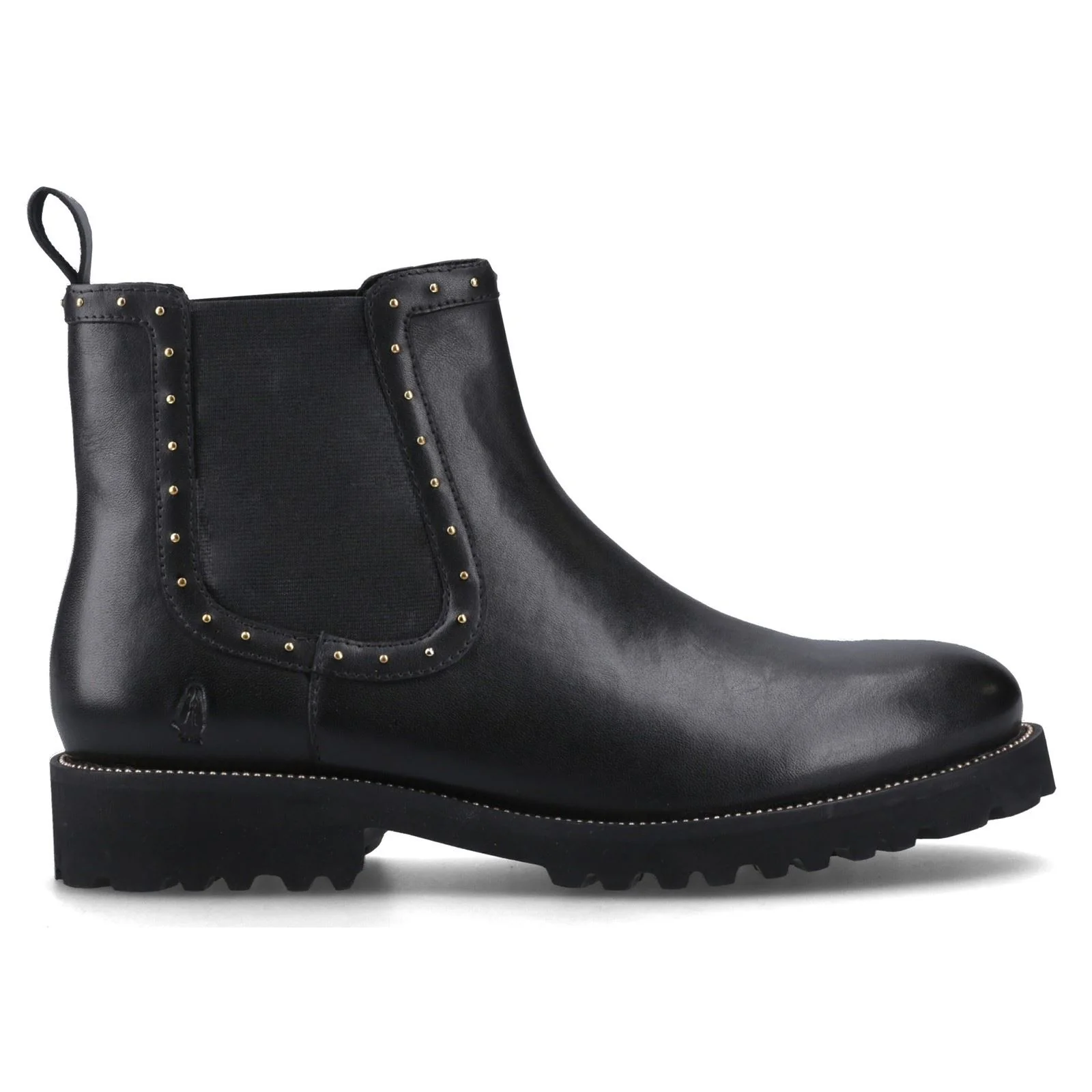 Hush Puppies Gwyneth Leather Women's Black Flat Chelsea Boots - Image 5