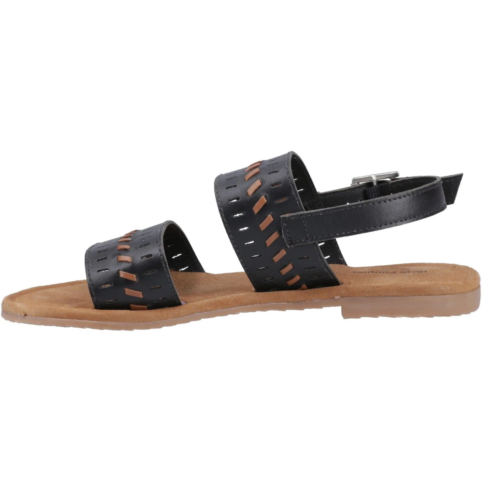 Hush Puppies Hadley Leather Women's Black Sandals - Image 4