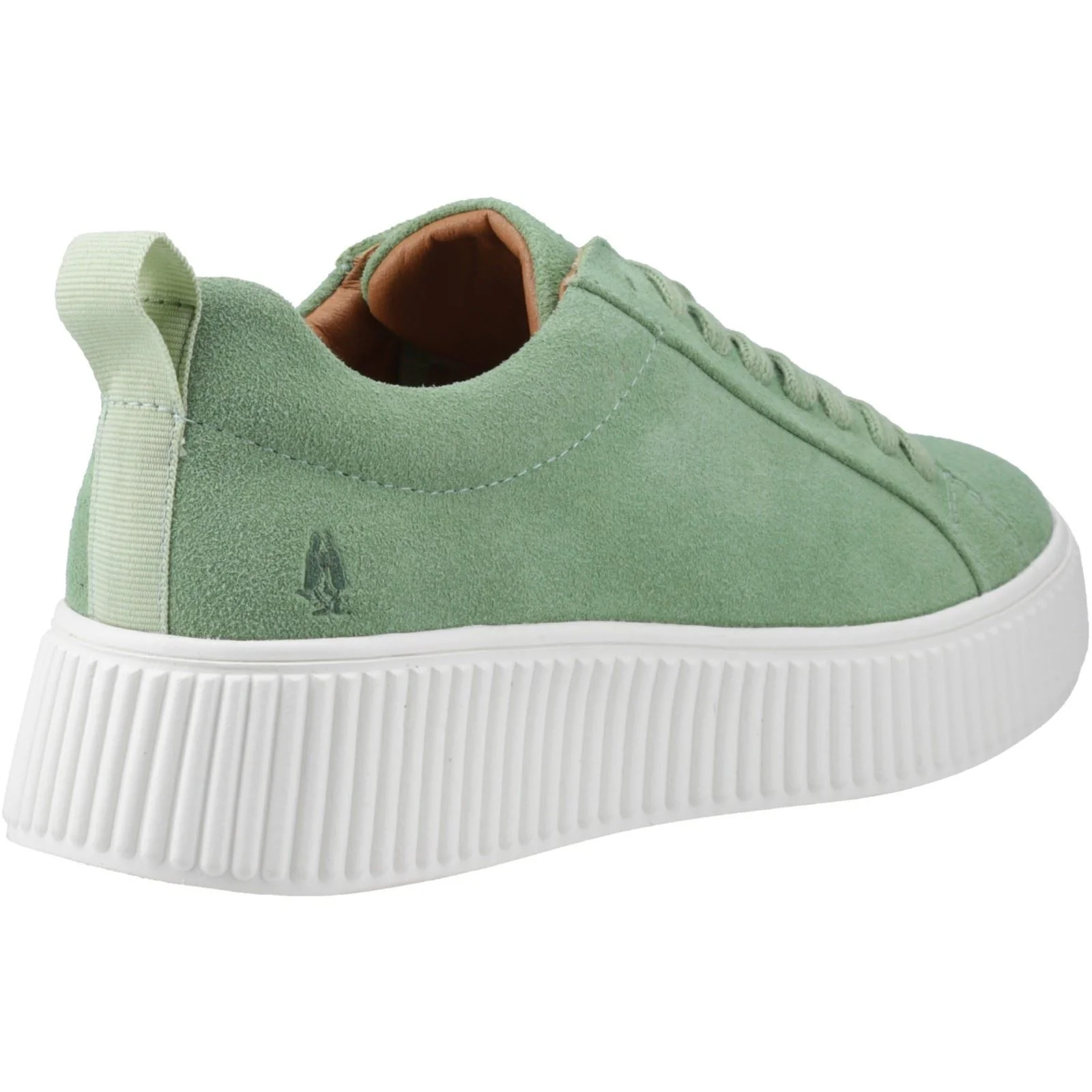 Hush Puppies Harlow Suede Suede Women's Green Trainers - Image 2