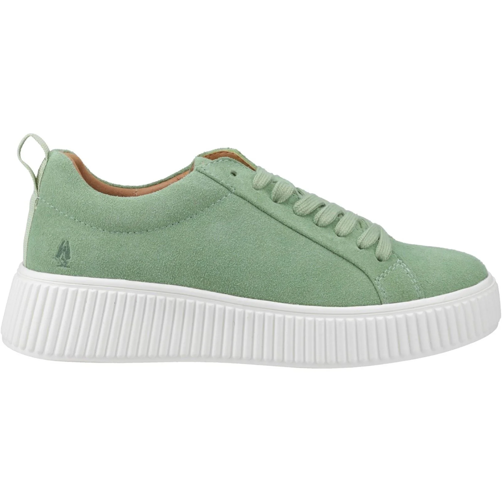 Hush Puppies Harlow Suede Suede Women's Green Trainers - Image 5