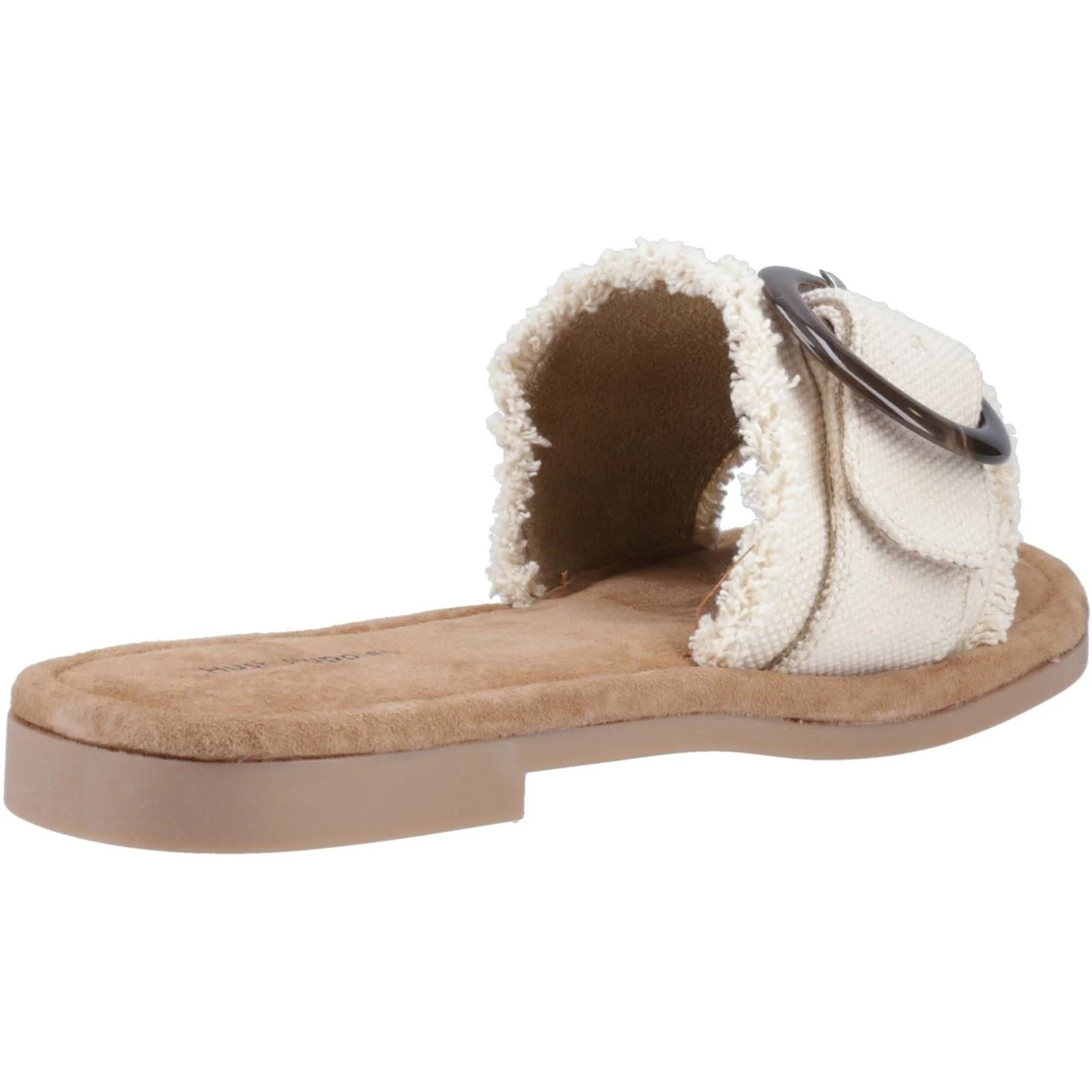 Hush Puppies Hayley Textile Women's Cream Sandals - Image 2
