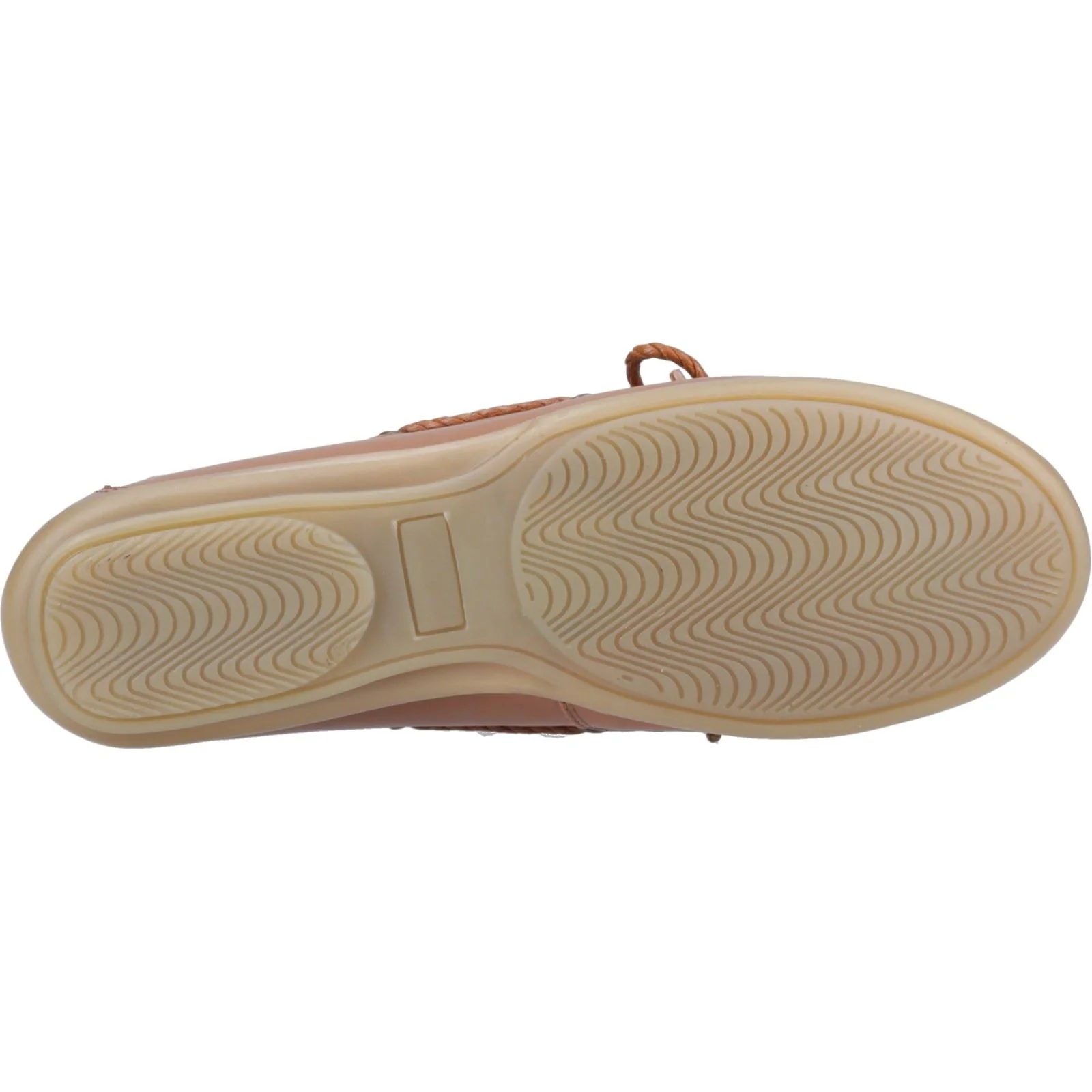 Hush Puppies Irene Leather Women's Tan Boat Shoes - Image 3