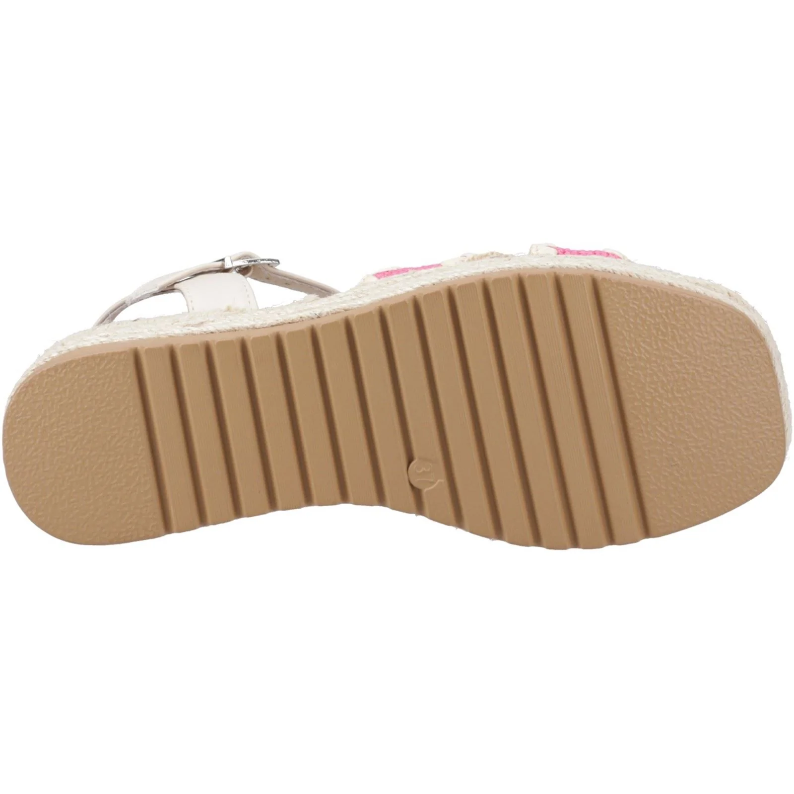 Hush Puppies Jemma Espadrille Polyurethane Women's Fuchsia Sandals - Image 3