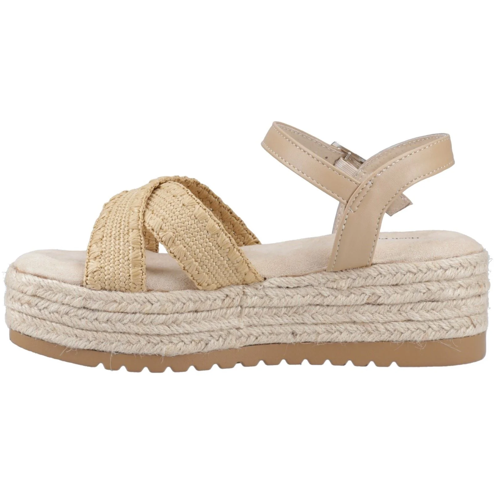 Hush Puppies Jemma Espadrille Polyurethane Women's Tan Sandals - Image 4