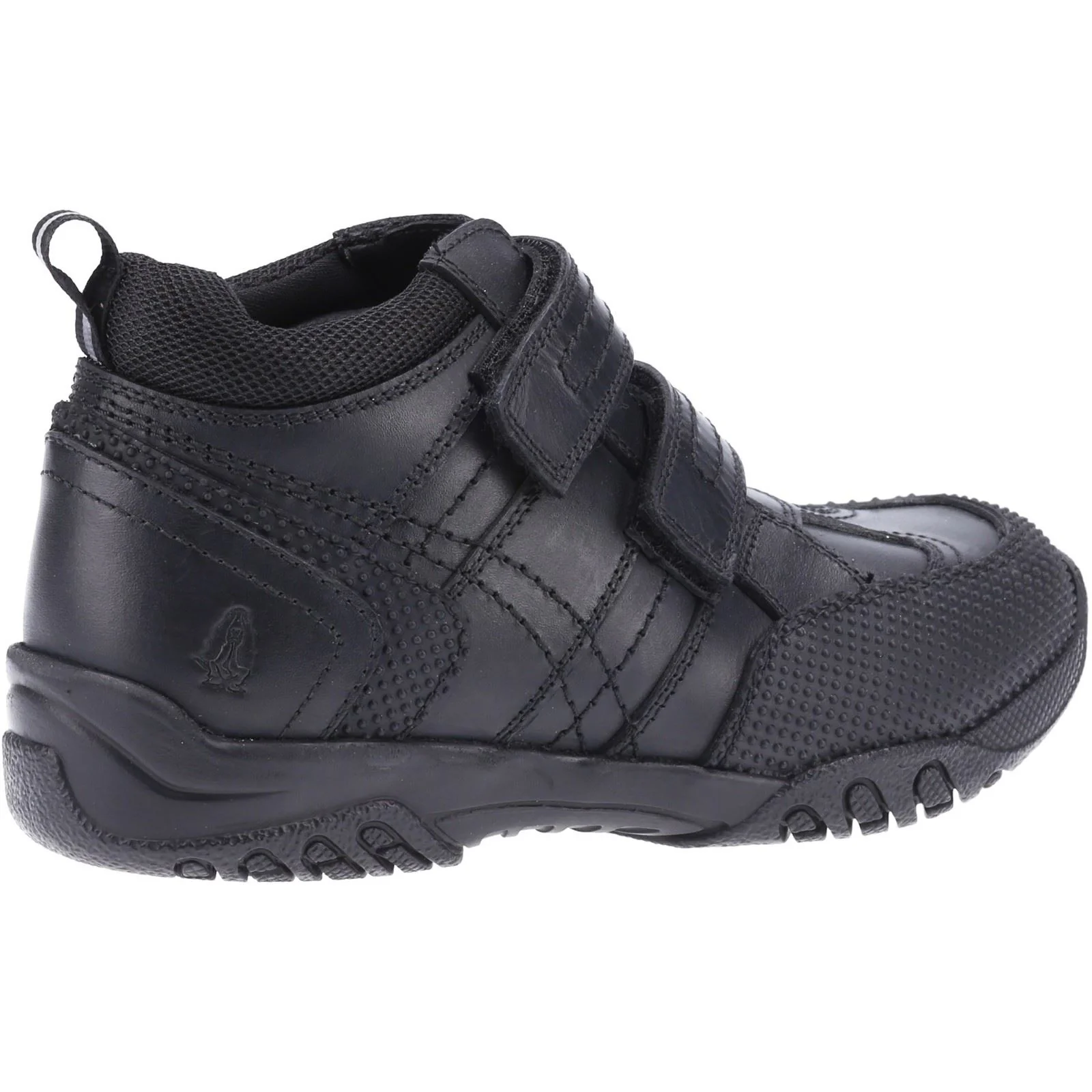 Hush Puppies Jezza Youth Boys Black Leather Boots - Image 2