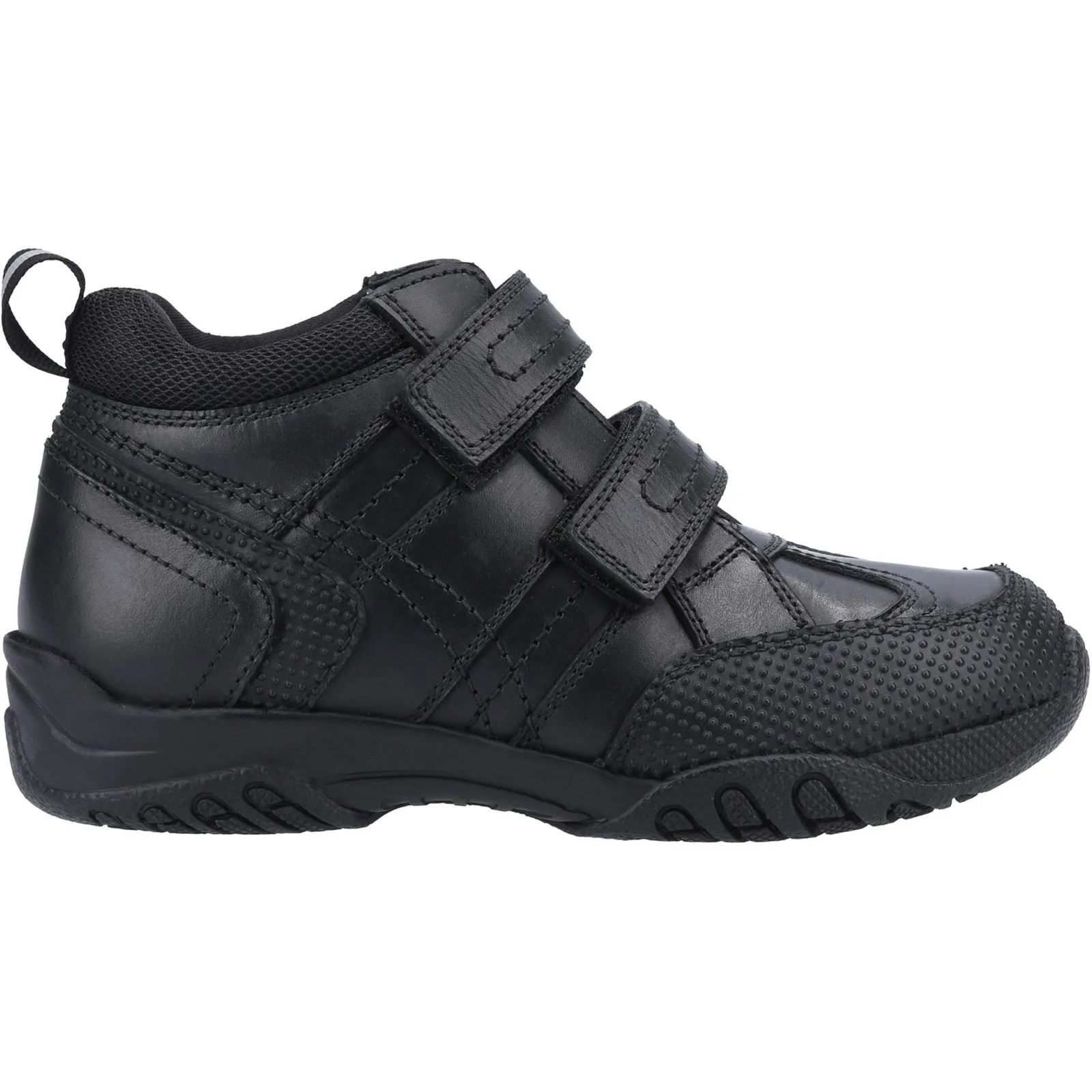 Hush Puppies Jezza Youth Boys Black Leather Boots - Image 4
