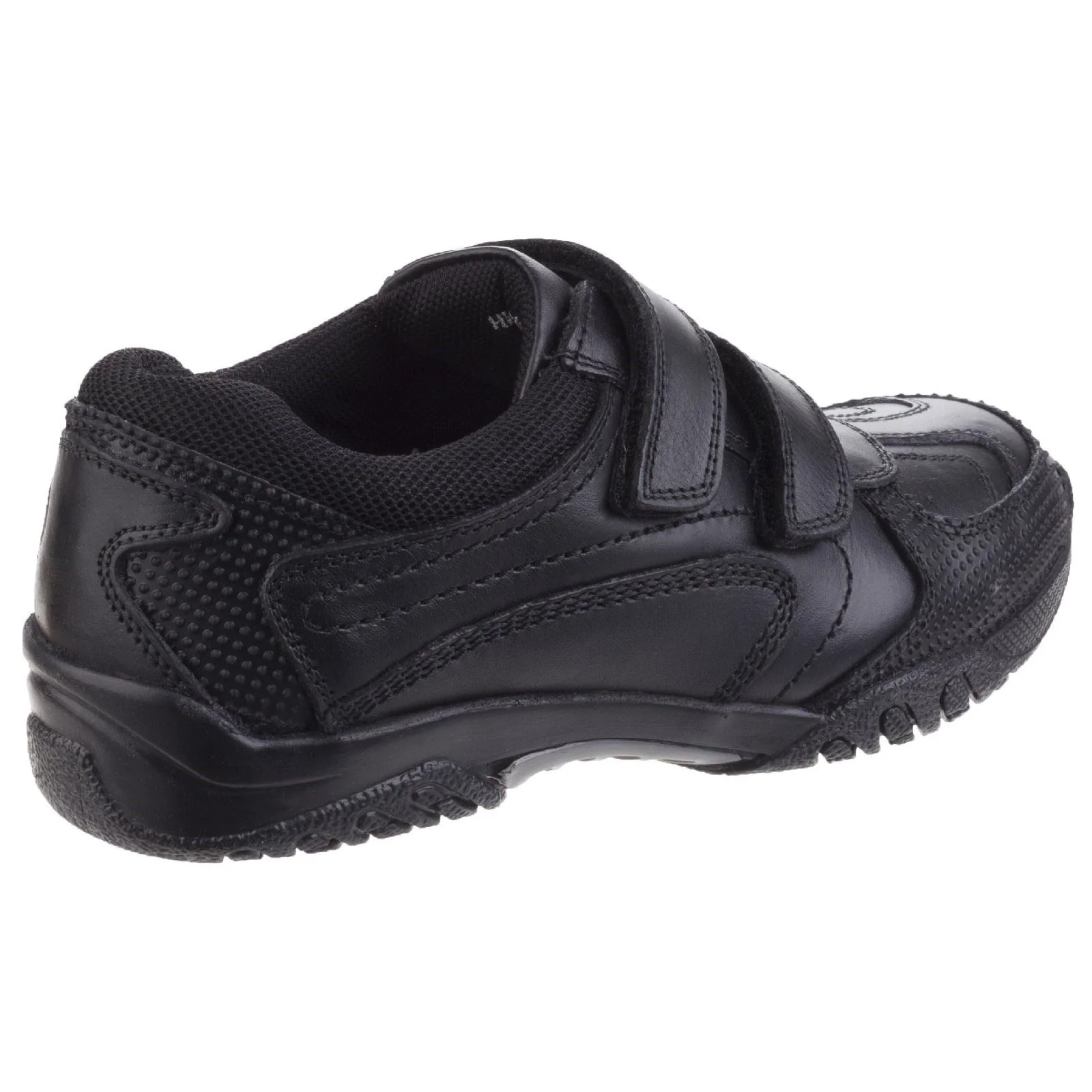 Hush Puppies Jezza Youth Boys Black Leather Loafers - Image 2