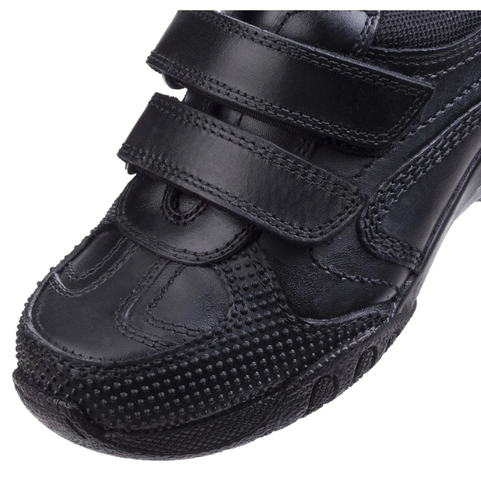 Hush Puppies Jezza Youth Boys Black Leather Loafers - Image 7