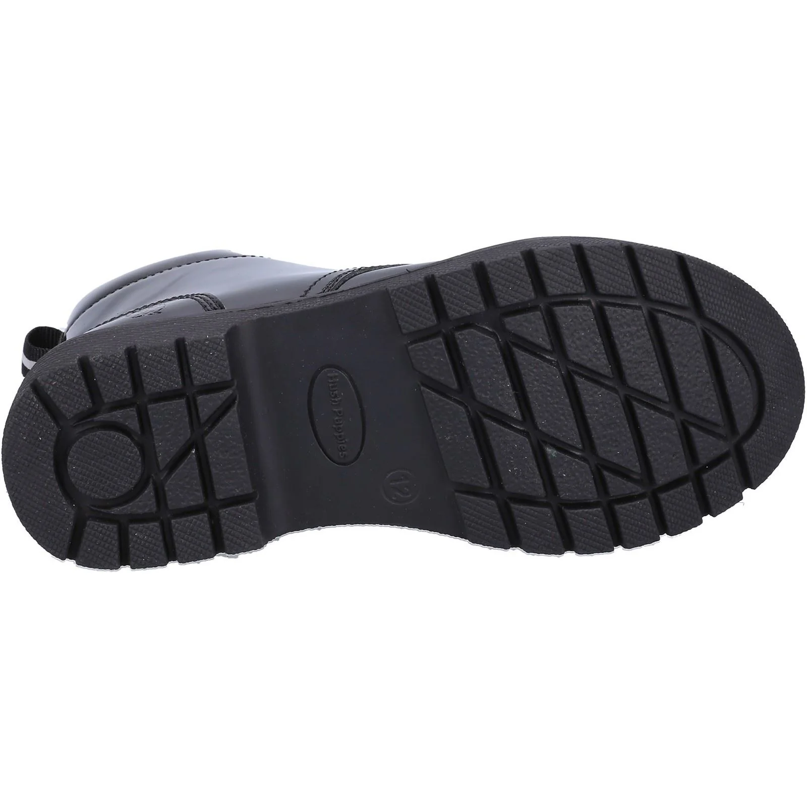 Hush Puppies Jolie Patent Leather Junior Black Boots - Image 3