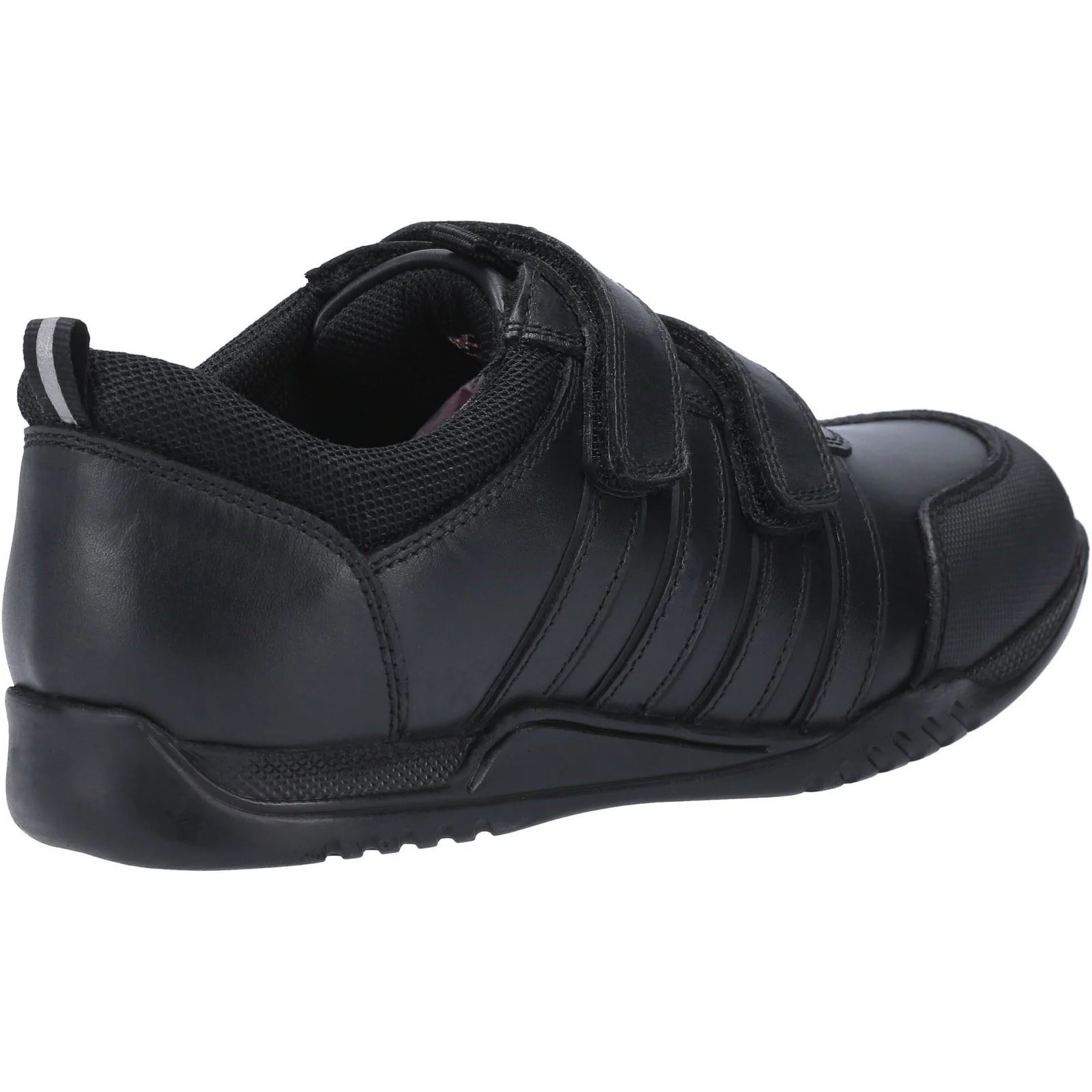 Hush Puppies Josh Junior Boys Black Leather Loafers - Image 2