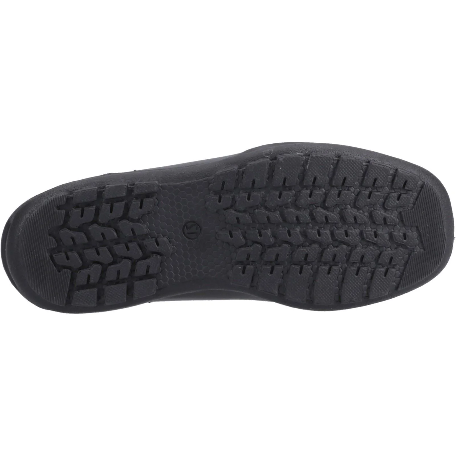Hush Puppies Mackenzie Leather Boys's Black Lace-Up Shoes - Image 3