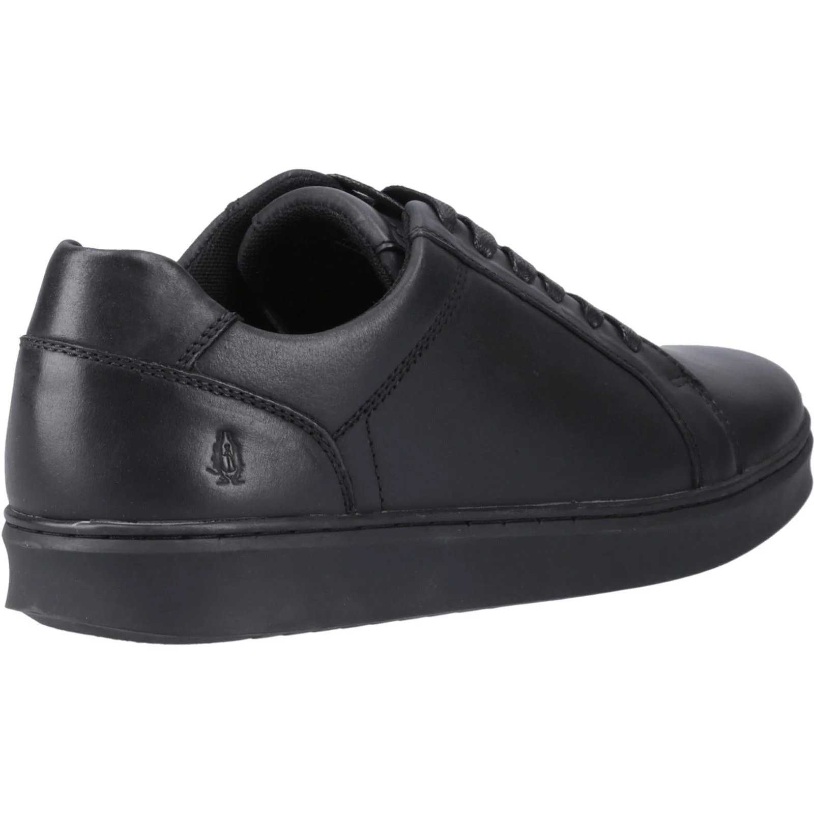 Hush Puppies Madden Leather Men's Black Trainers - Image 2