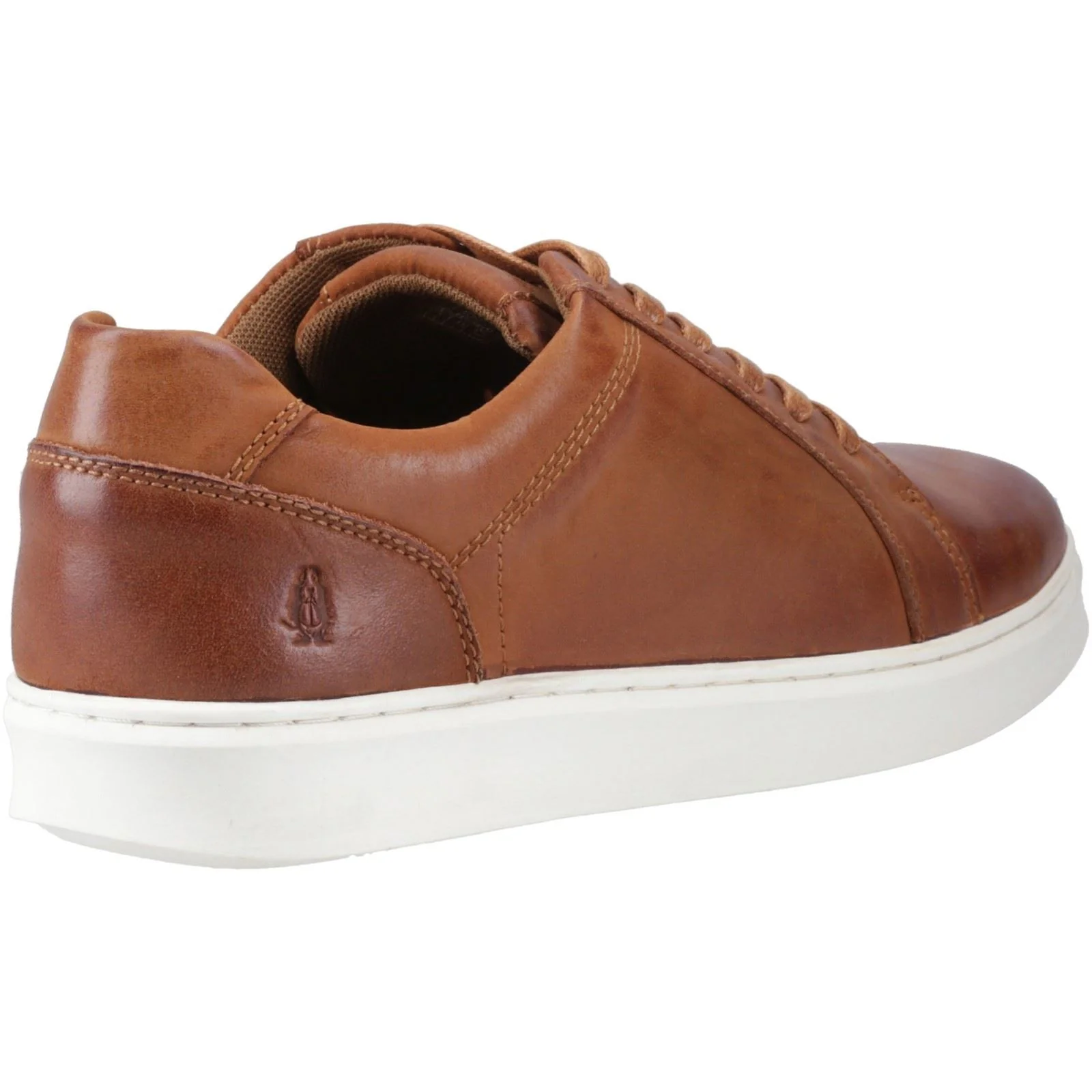 Hush Puppies Madden Leather Men's Tan Trainers - Image 2