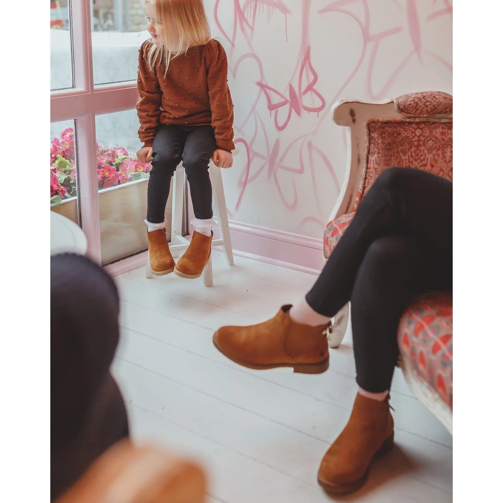 Hush Puppies Maddy Suede Women's Tan Boots - Image 5