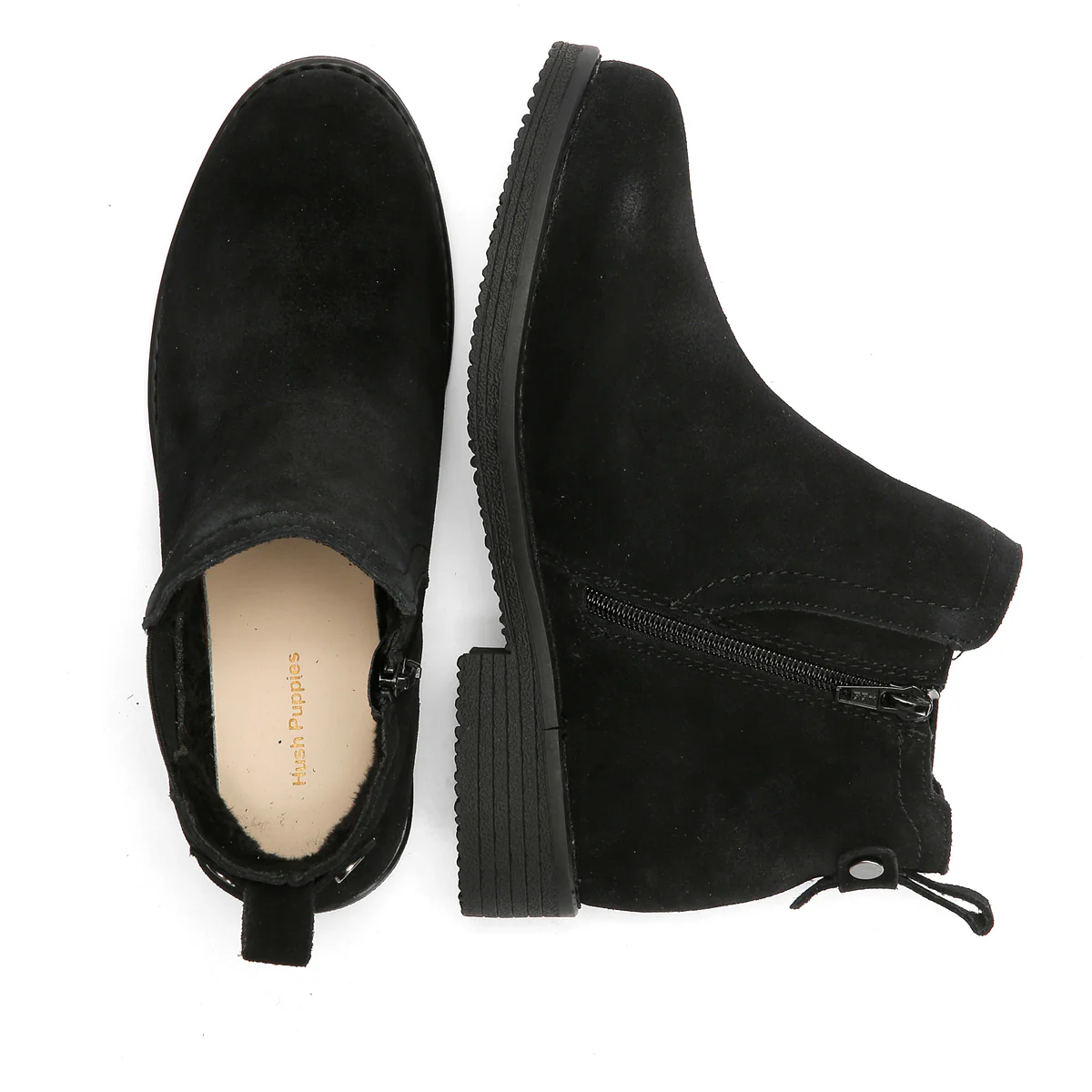 Hush Puppies Women's Maddy Wide Boot in Black - Image 8