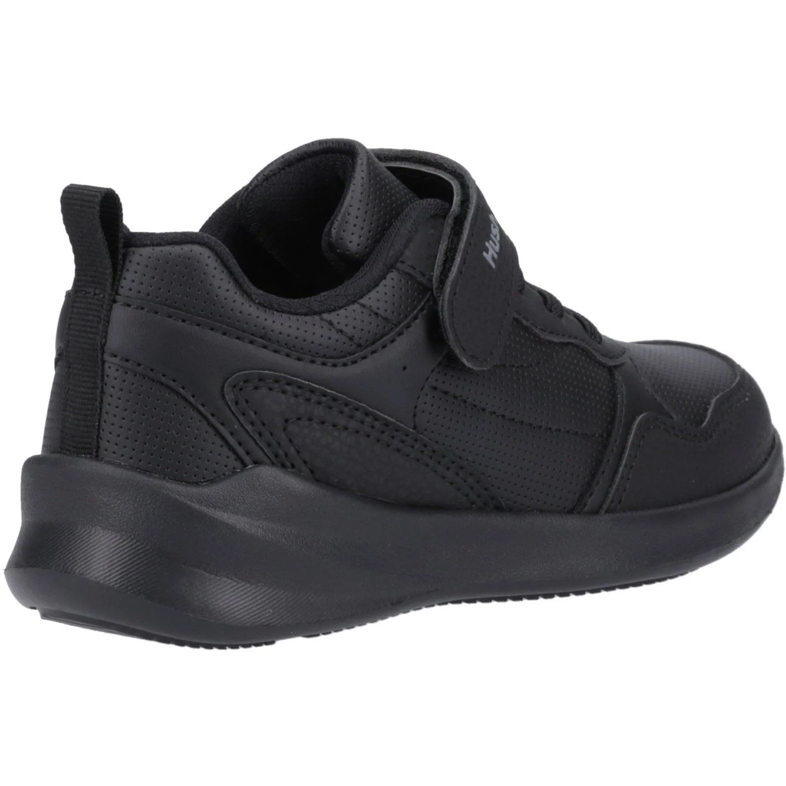 Hush Puppies Marling Bungee Lace Senior Black Shoes - UK 6 - Image 2