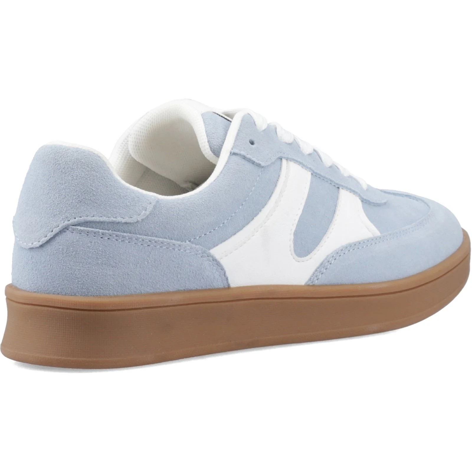 Hush Puppies Maura Suede Women's Blue Trainers - Image 2