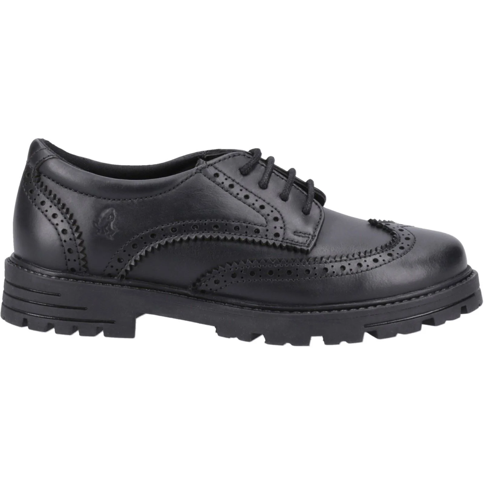 Hush Puppies Maxine Leather Women's Black Brogues - Image 4