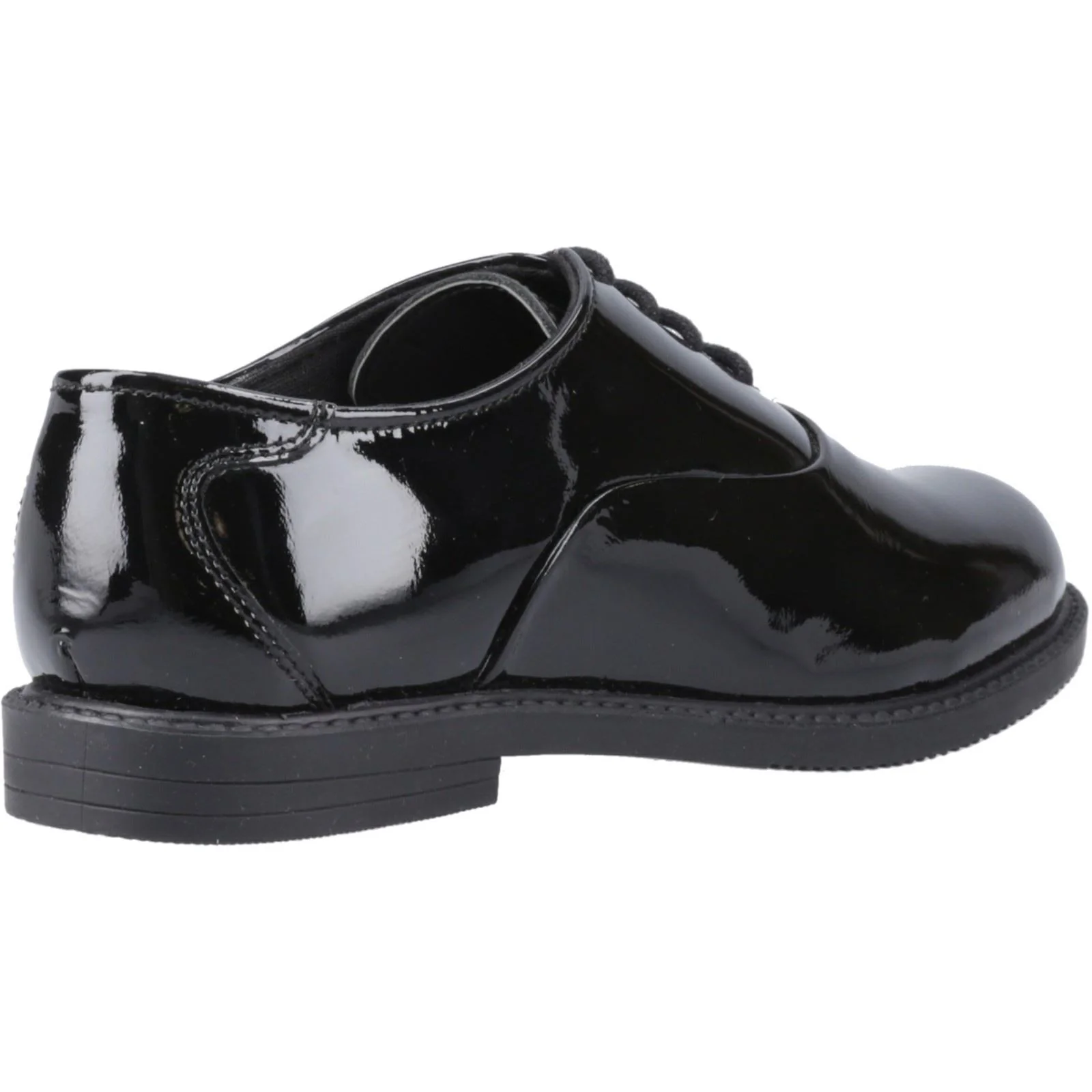 Hush Puppies Nellie Patent Leather Youth Black Oxford Shoes - Image 2
