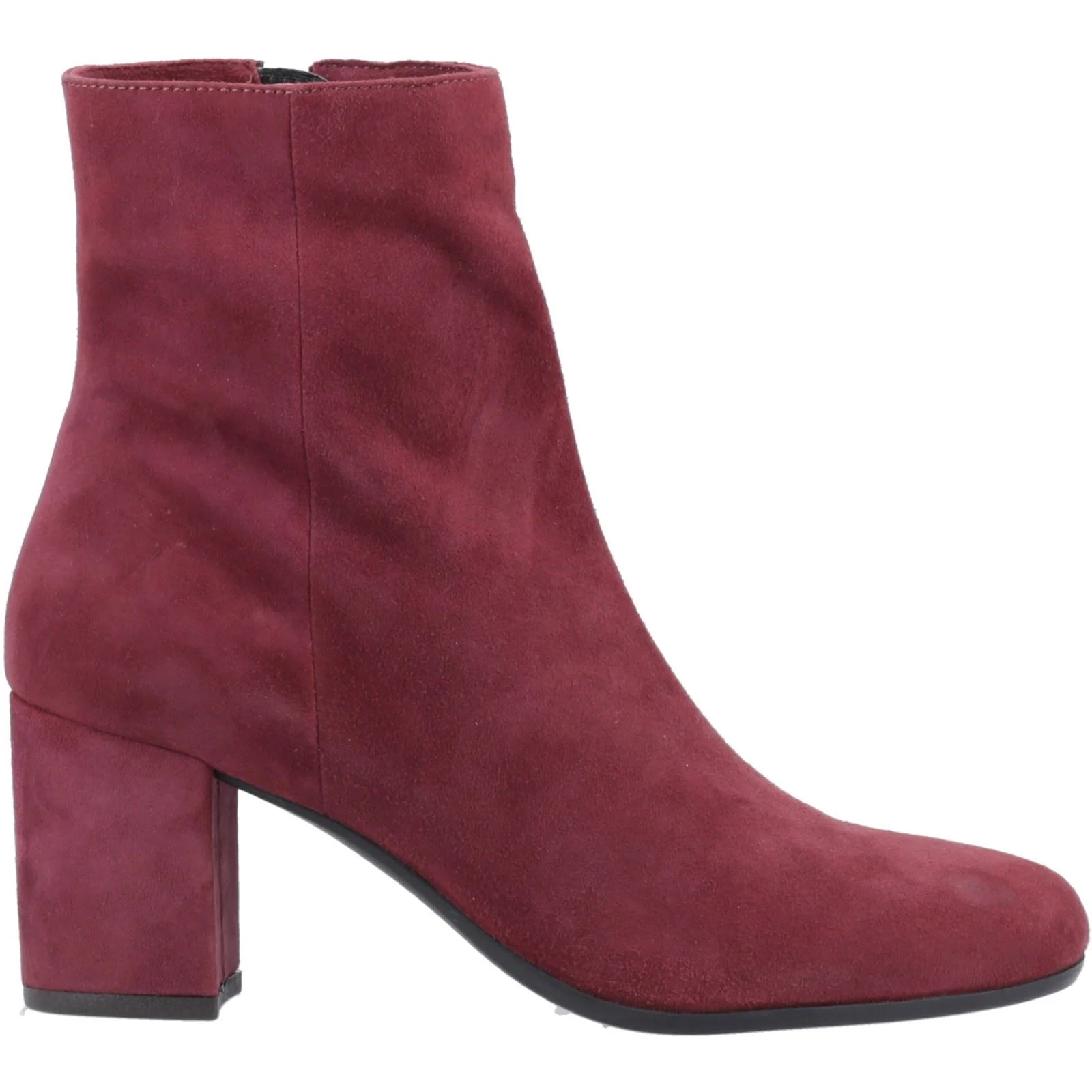 Hush Puppies Octavia Suede Women's Bordeaux Heeled Ankle Boots - Image 5