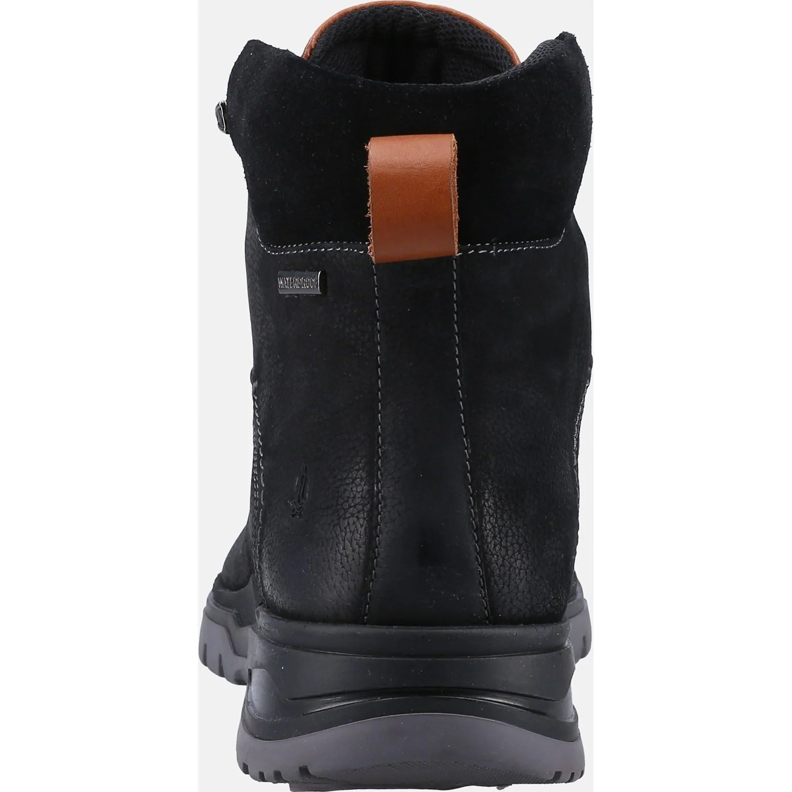 Hush Puppies Men's Paul Boot in Black Nubuck - Image 8