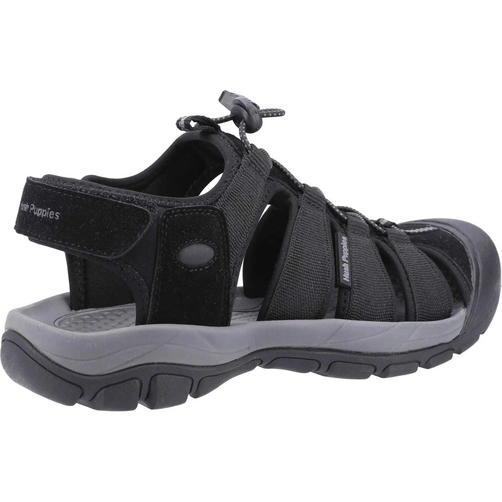 Hush Puppies Peru Polyurethane/Webbing Men's Black Sandals - Image 2