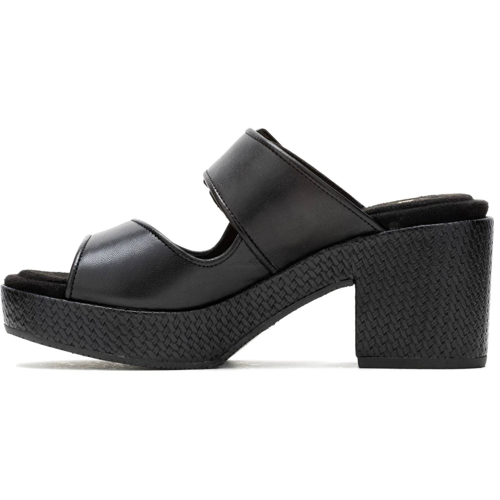 Hush Puppies Poppy Leather Women's Black Sandals - Image 5