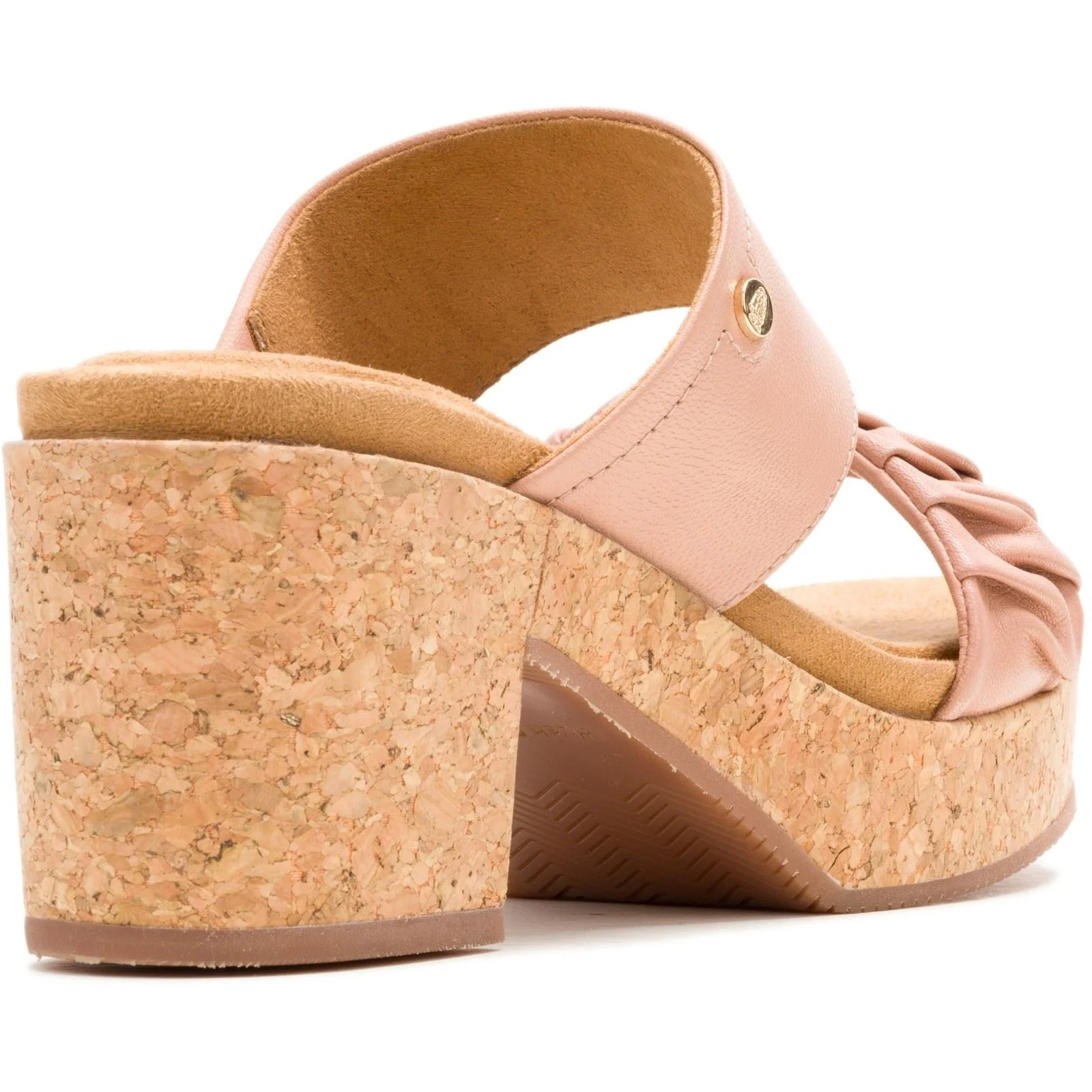 Hush Puppies Poppy Leather Women's Cafe Creme Sandals - Image 2